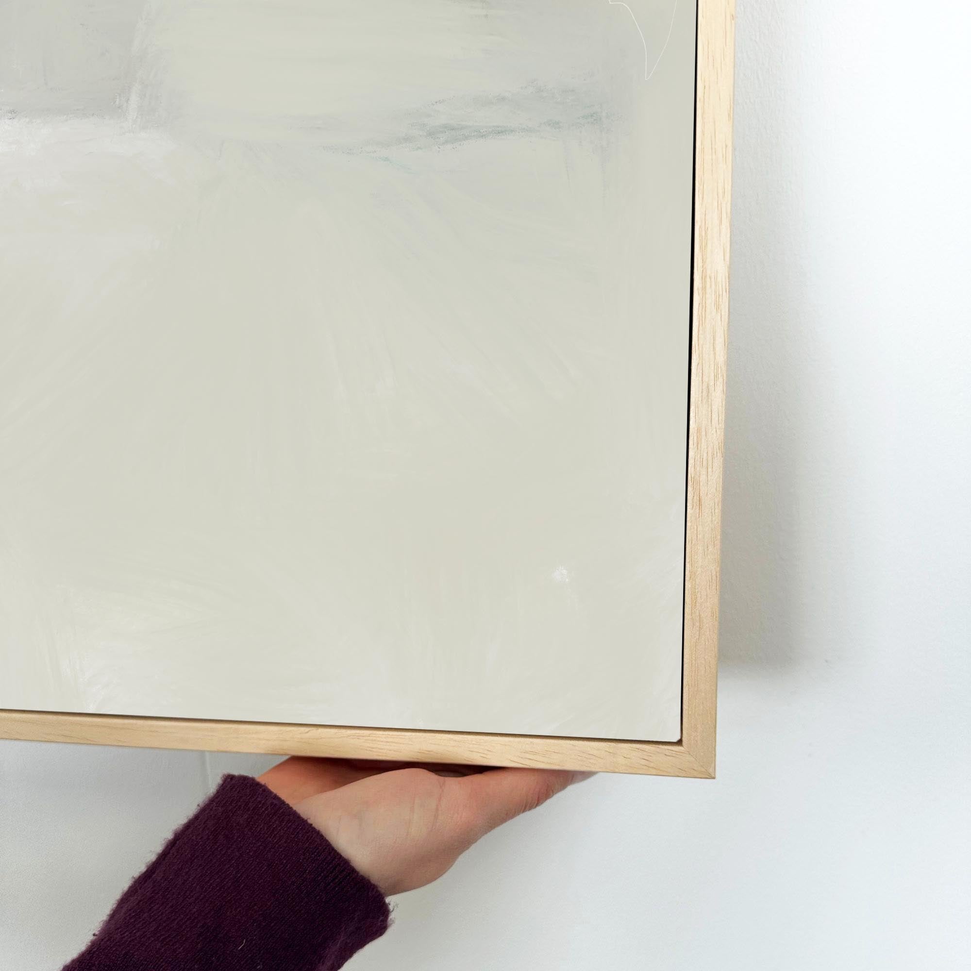A Neutral Wash Framed Canvas