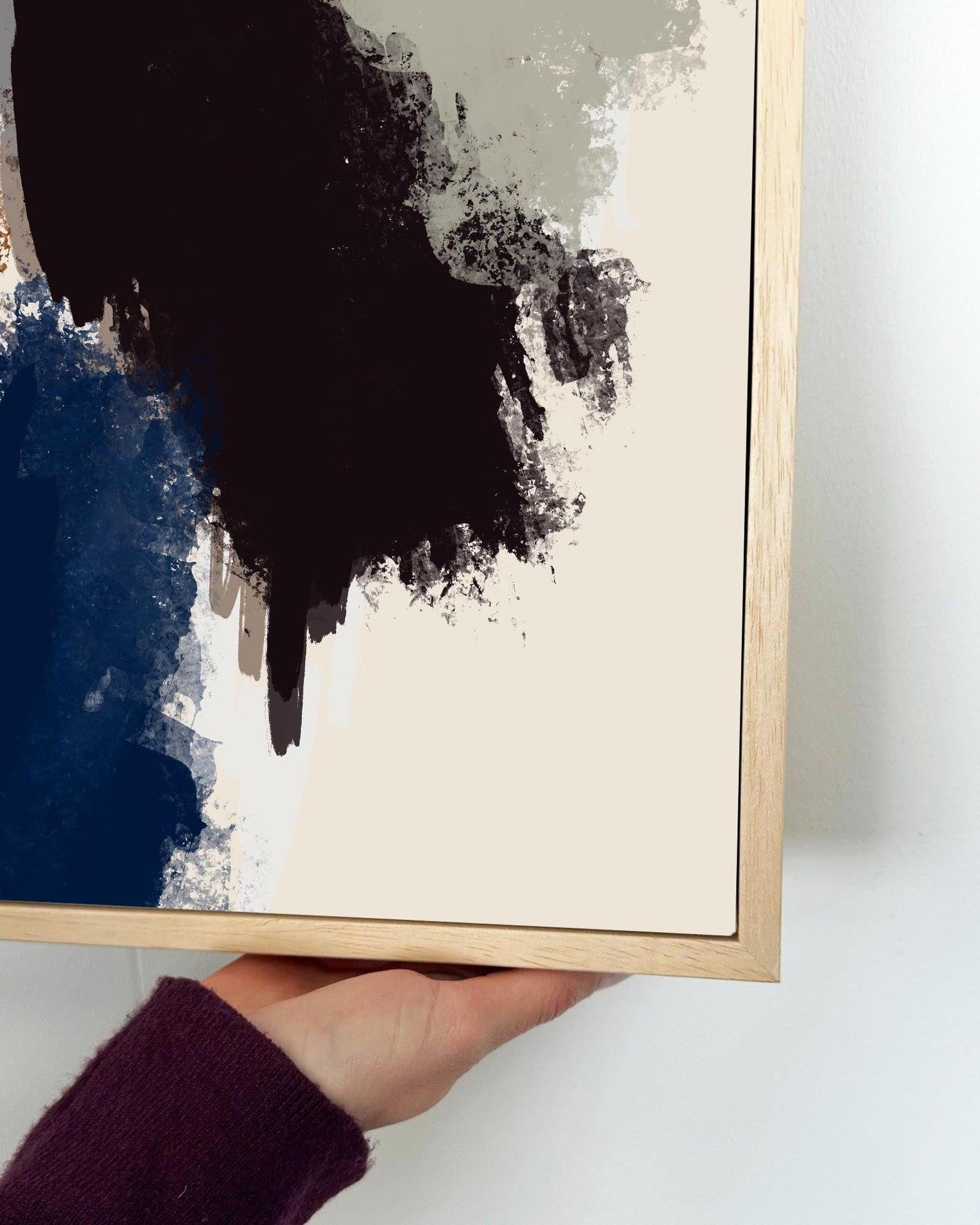 Abstract Paradigm III Framed Canvas-Abstract House