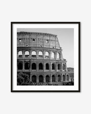 Colosseum Monochrome Framed Art Print