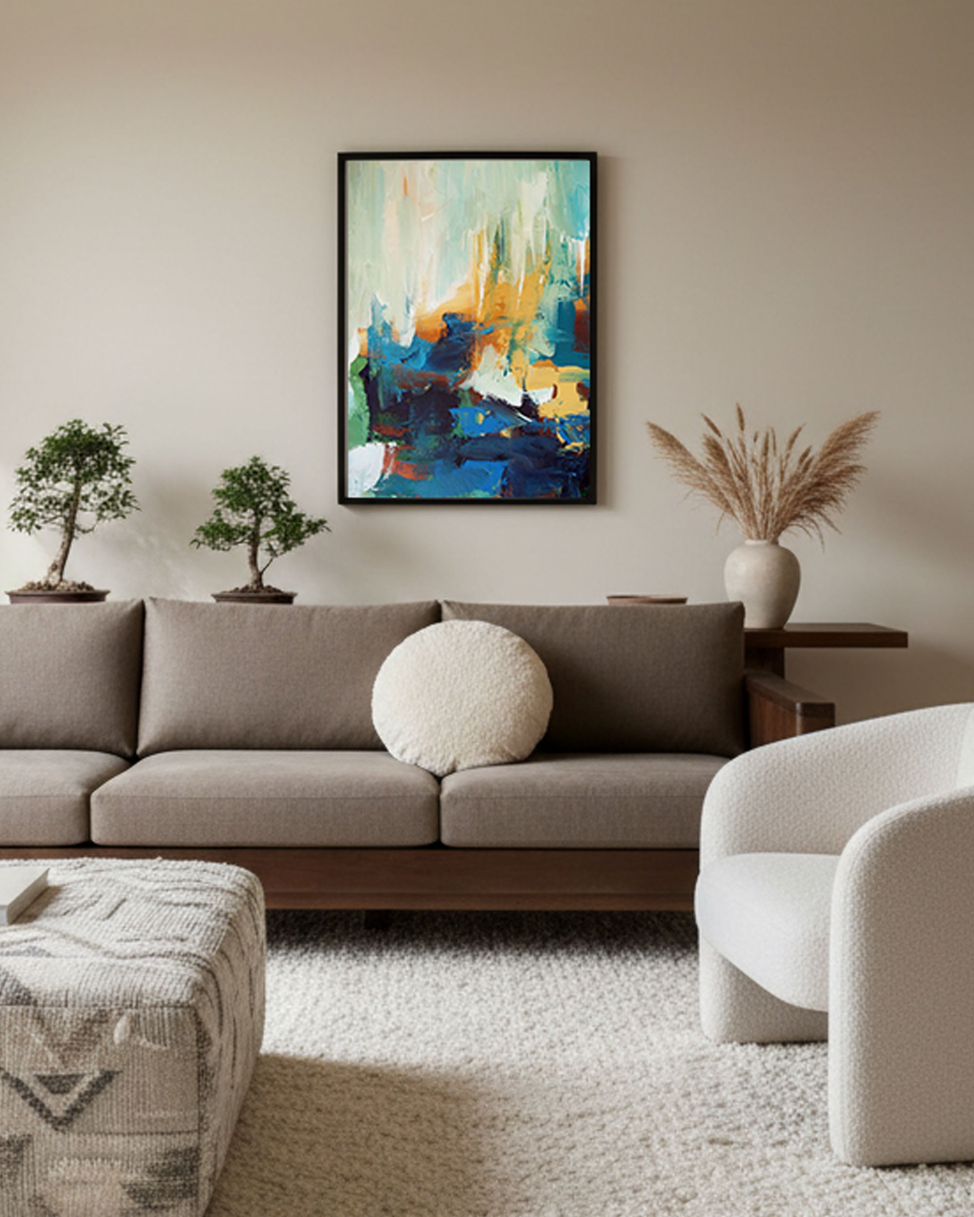 Colour Block 5 Canvas Art
