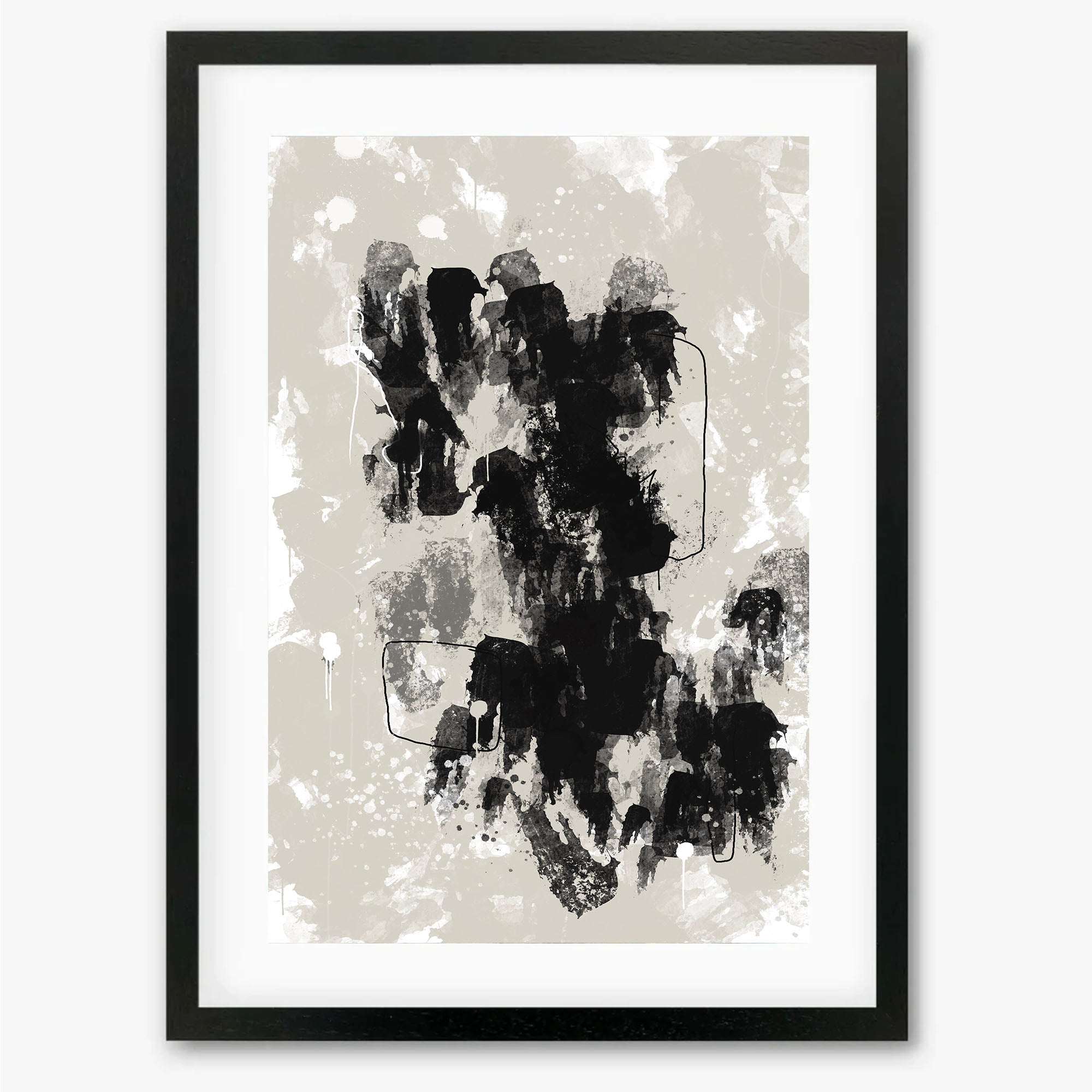 Construction Framed Print-Abstract House