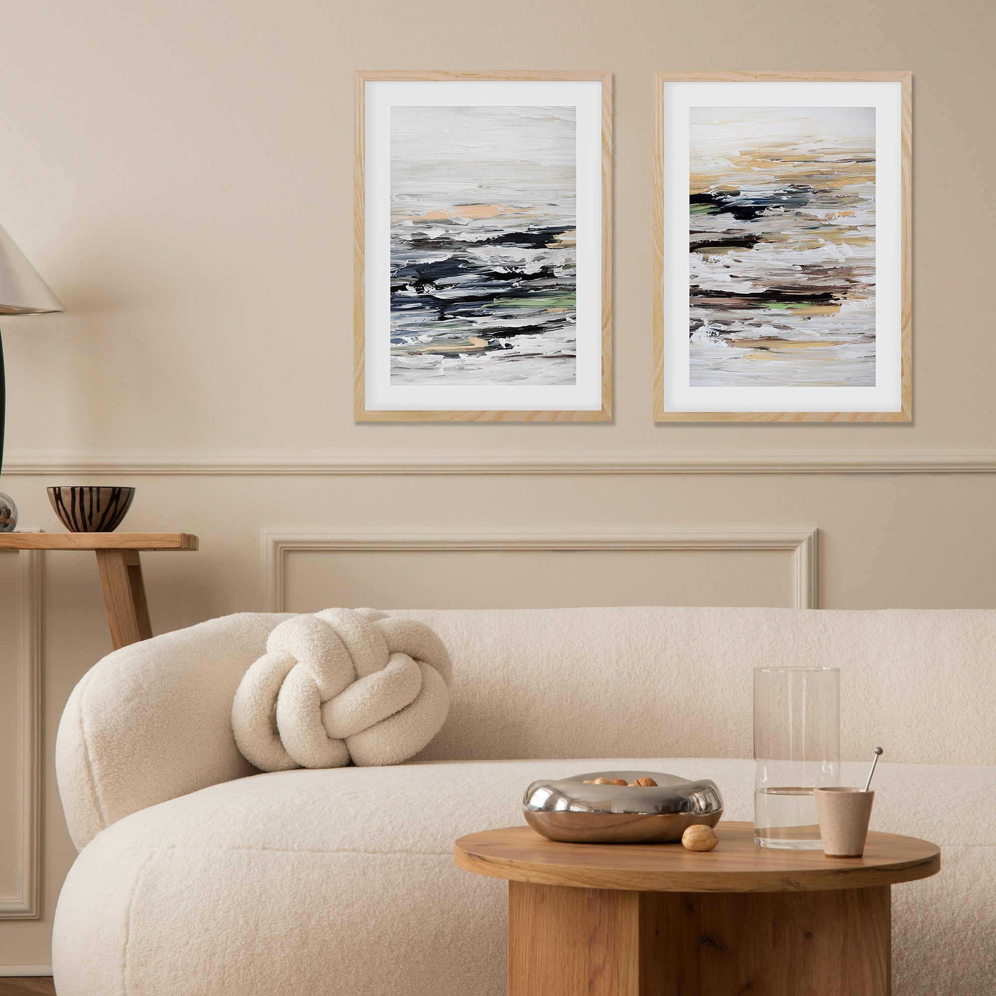 Coastal Abstract - Print Set Of 2-Abstract House