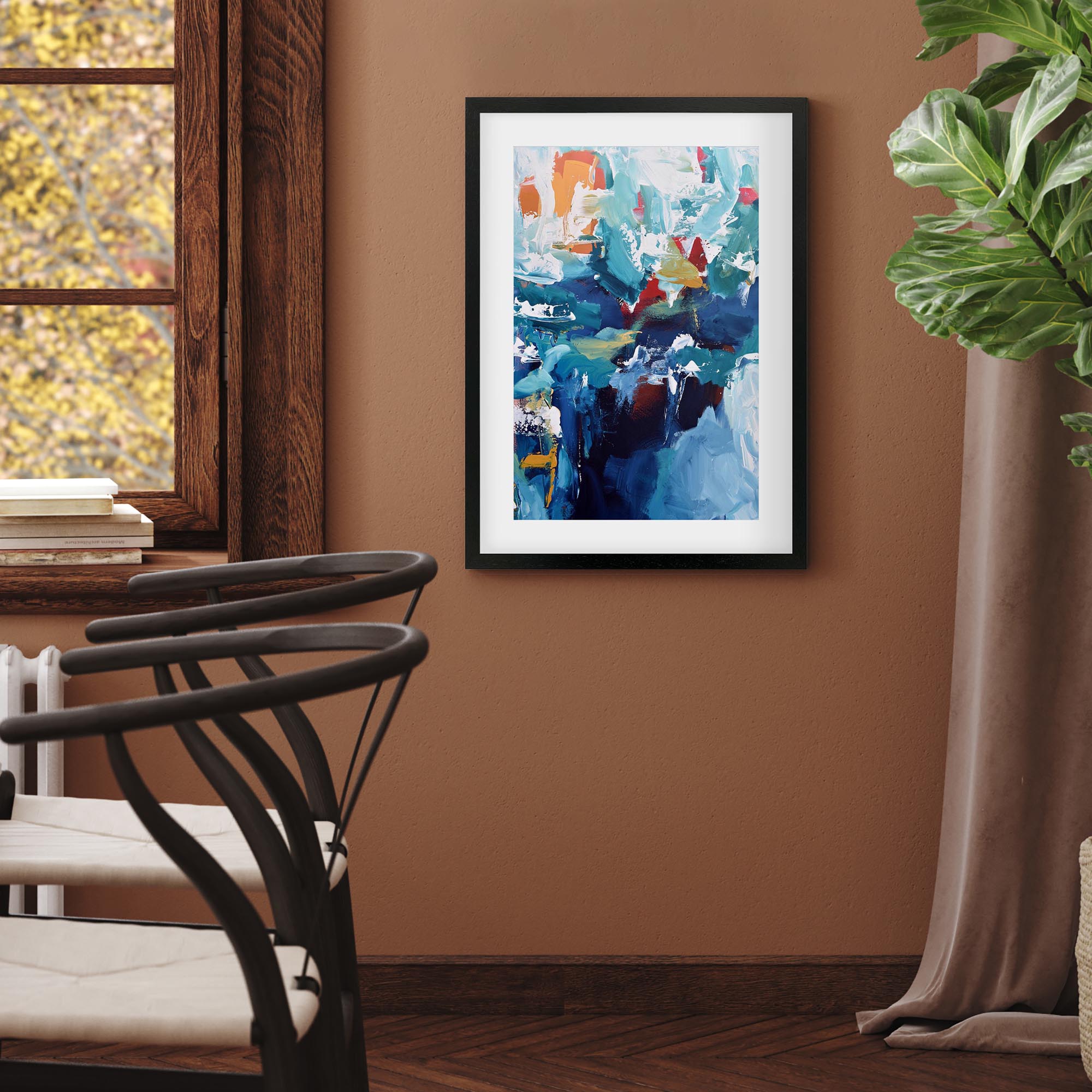 Abstract 281 Framed Art