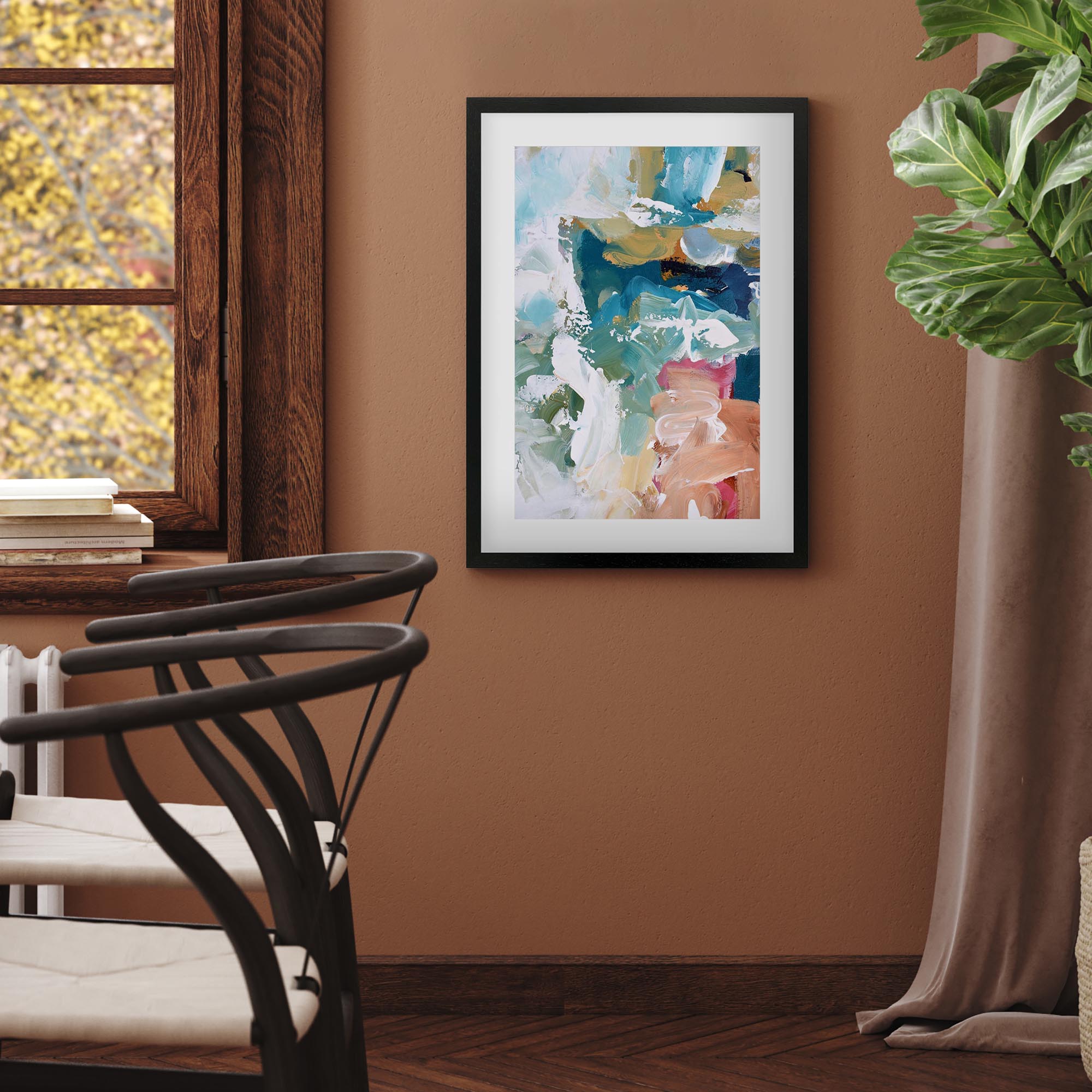 Abstract 315 Framed Art