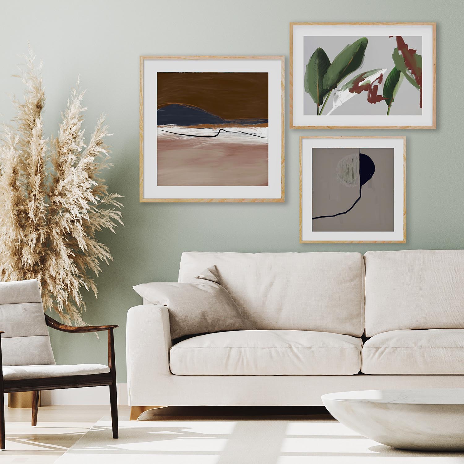 An Expression Of Nature Gallery Wall Art-Abstract House