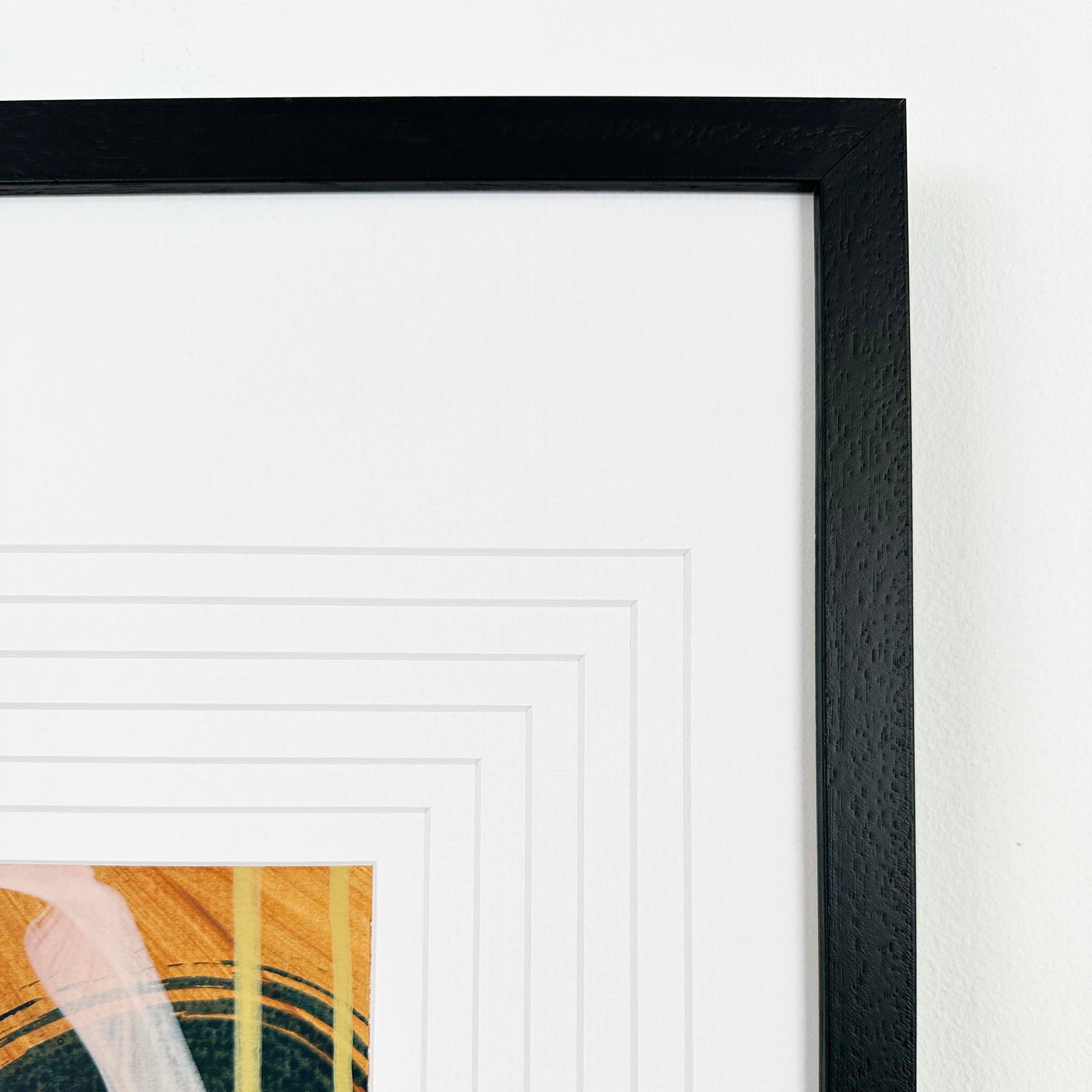 Forever Framed Abstract Painting-Abstract House