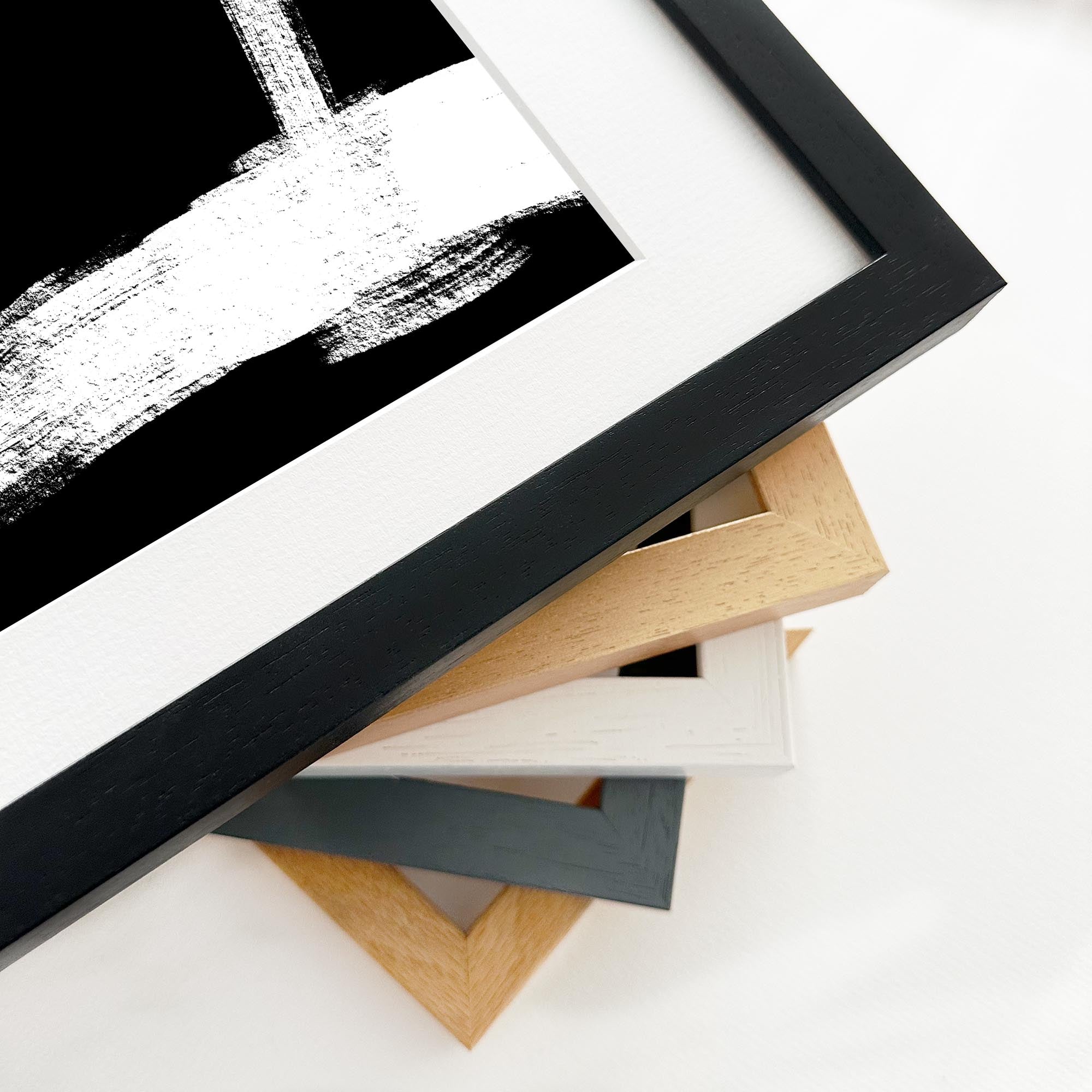 Monochrome Light Framed Art