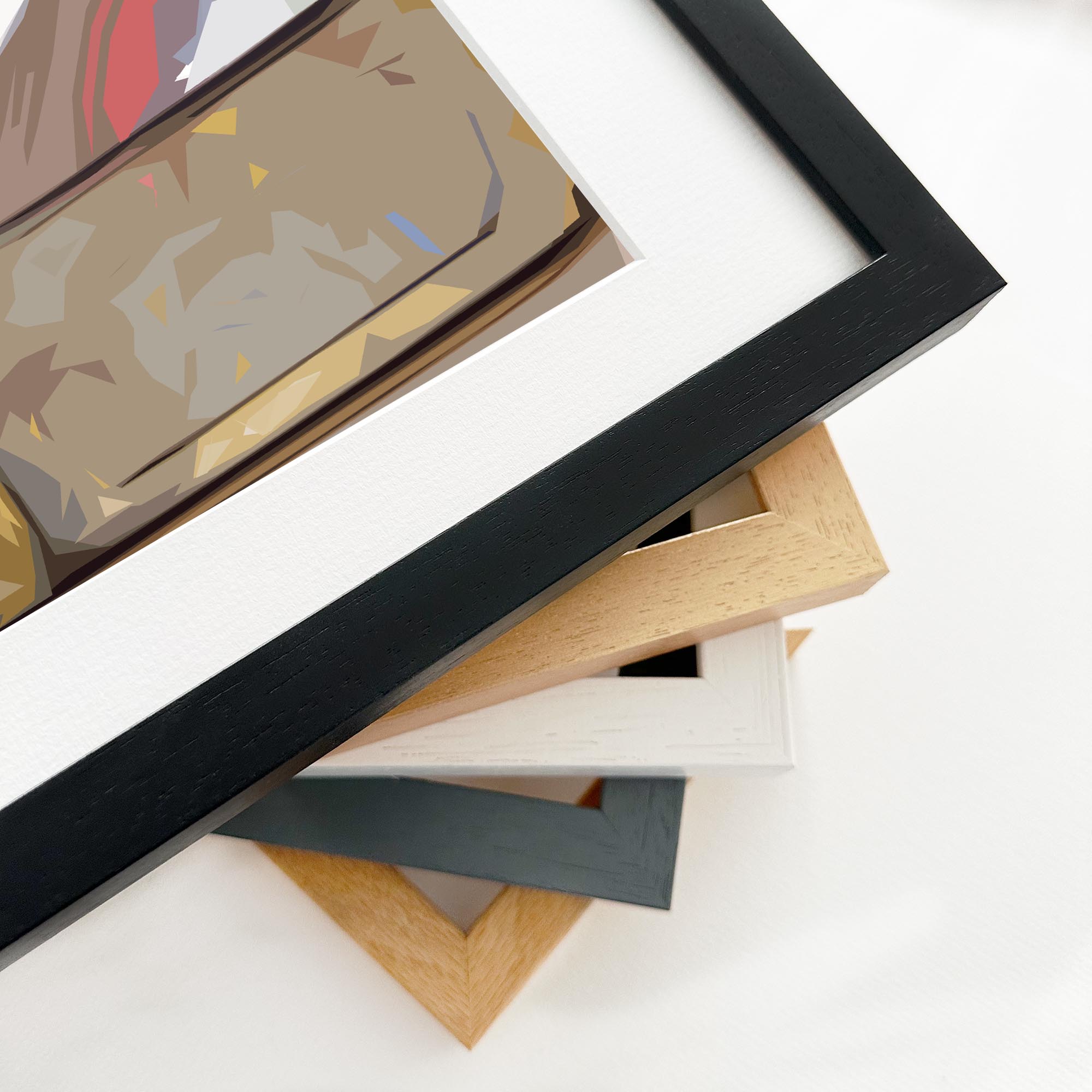 Brushed Abstract Van Framed Art