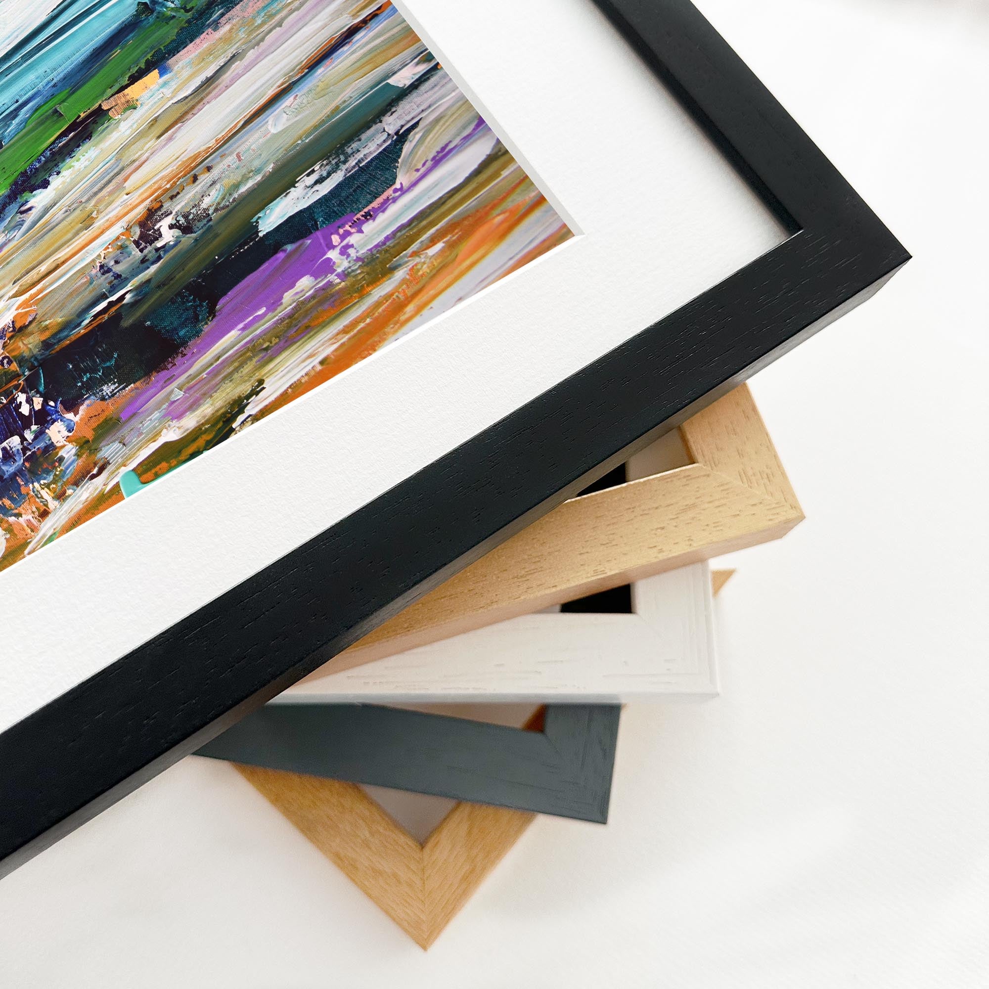 Abstract 166 Framed Art