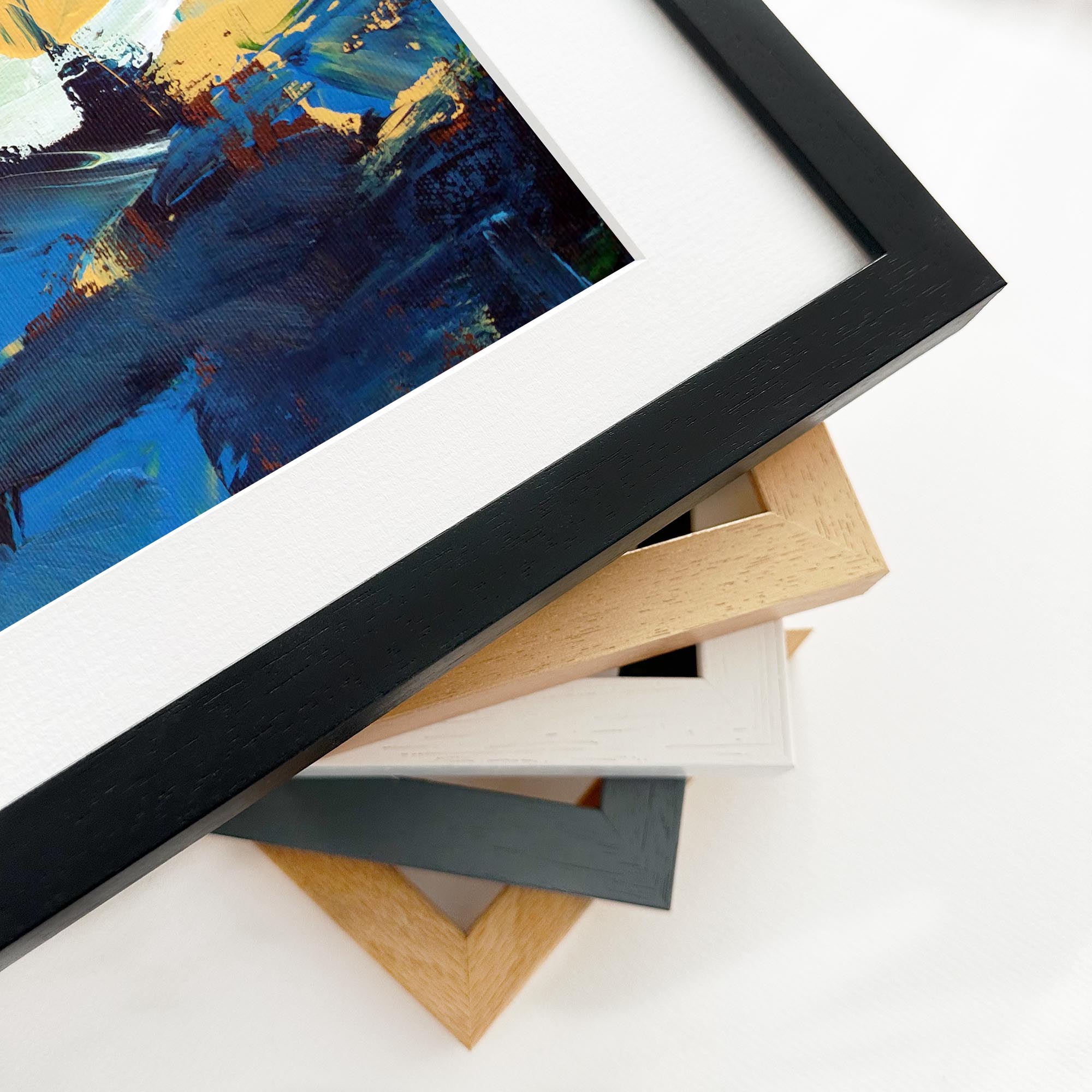 Colour Block 5 Framed Art