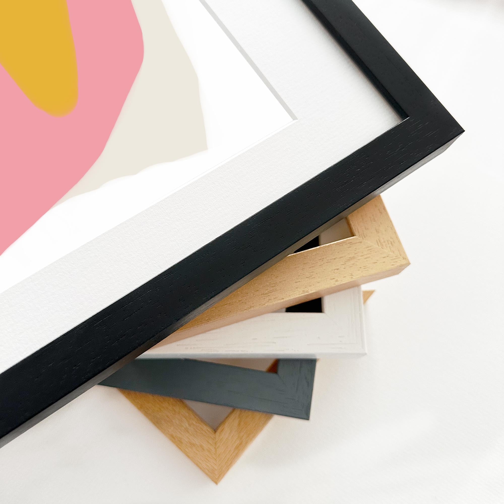 Colourful Shapes Framed Art