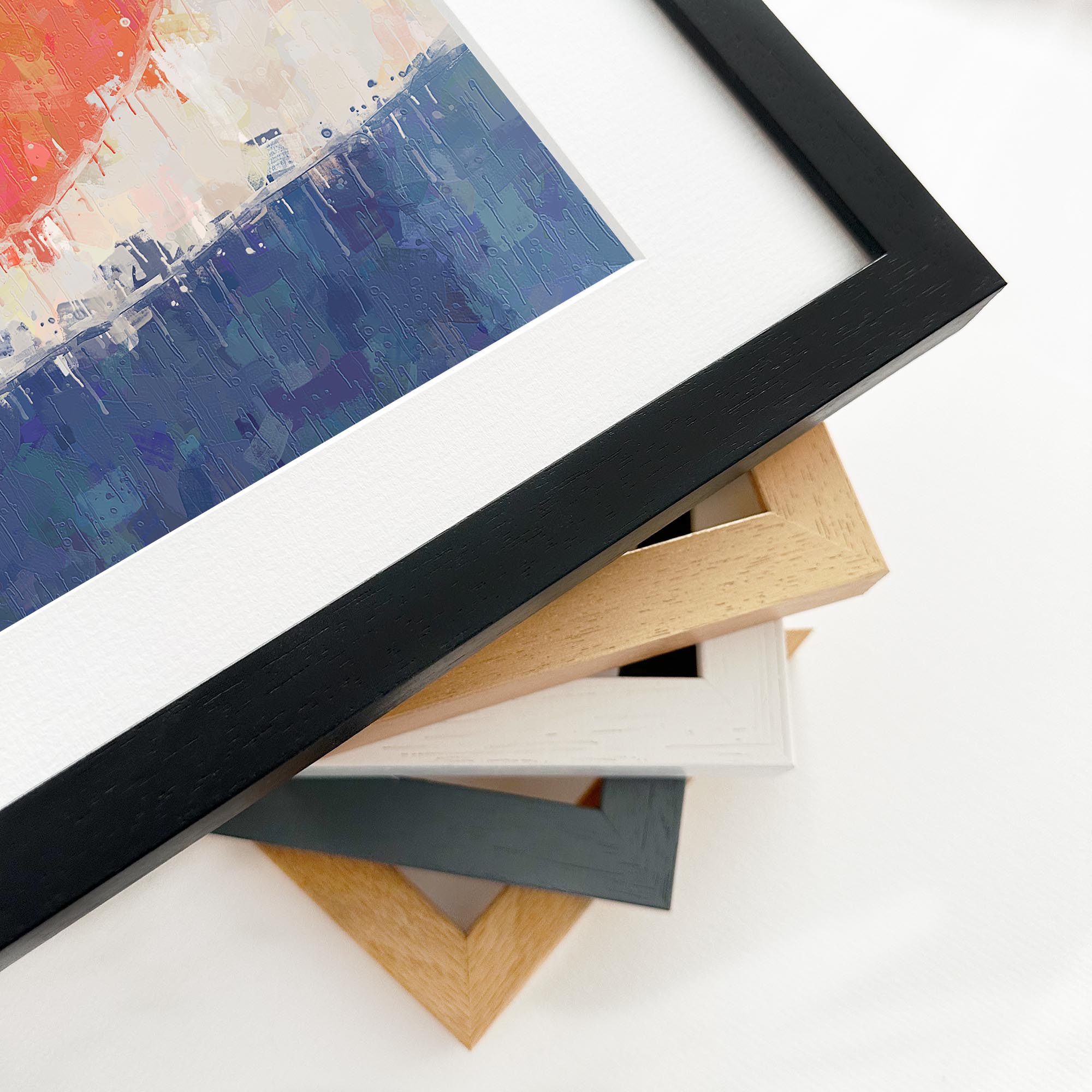 Contemporary Sunrise Framed Art