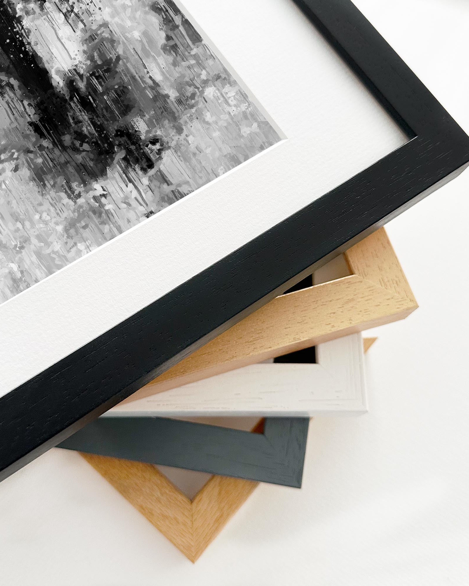 Abstract Mono I Framed Art-Abstract House