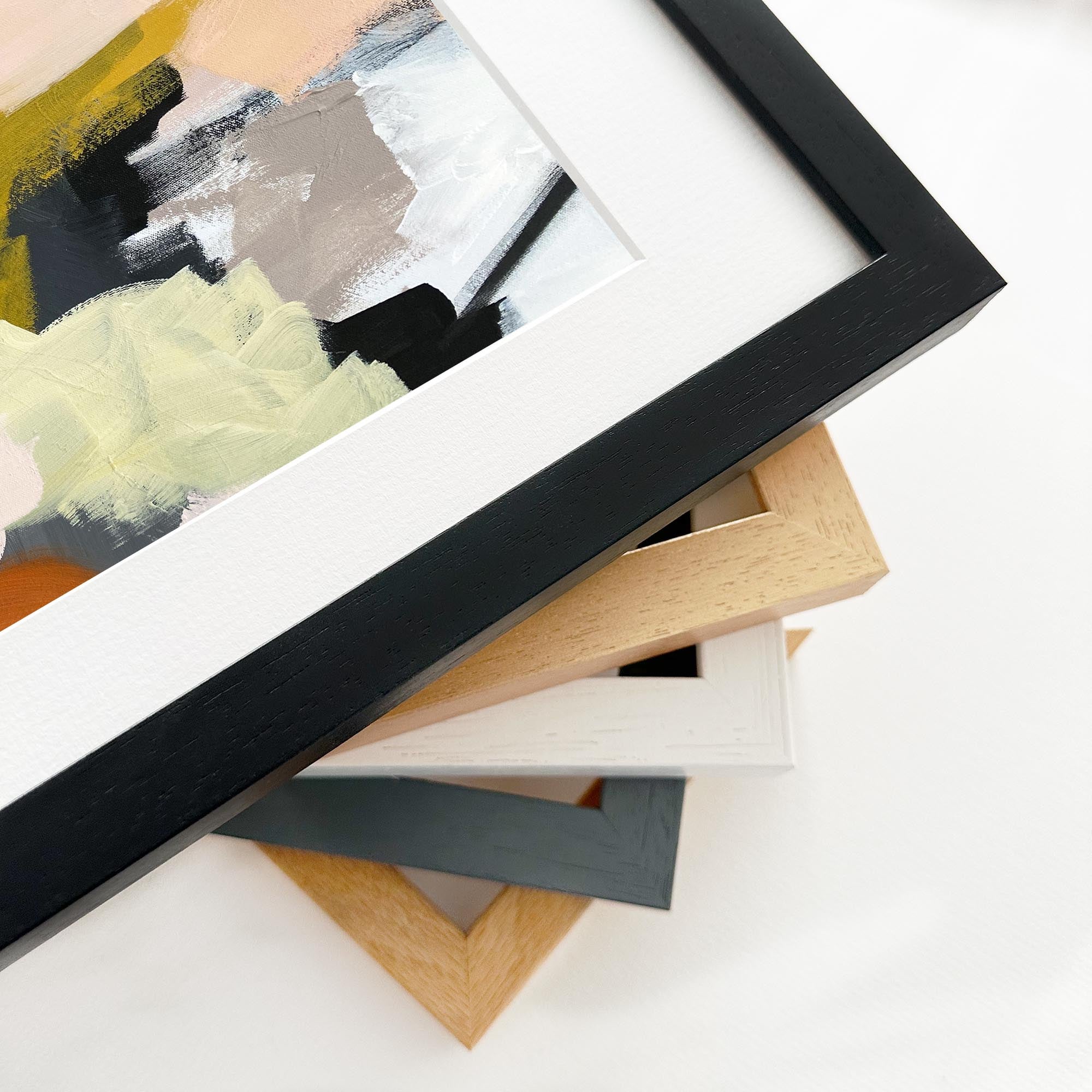 Abstraction 105 Framed Art-Abstract House