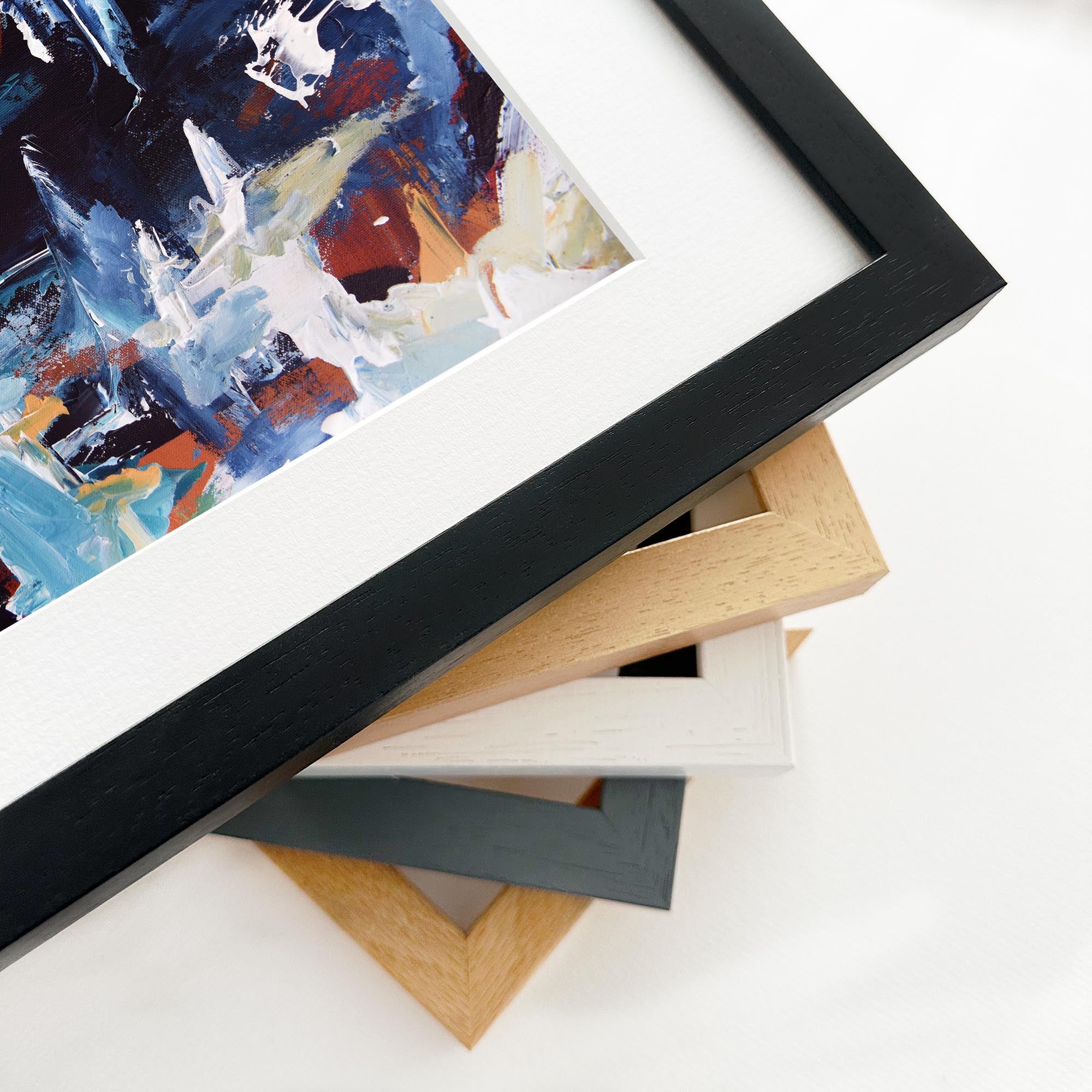 Abstract 165 Framed Art