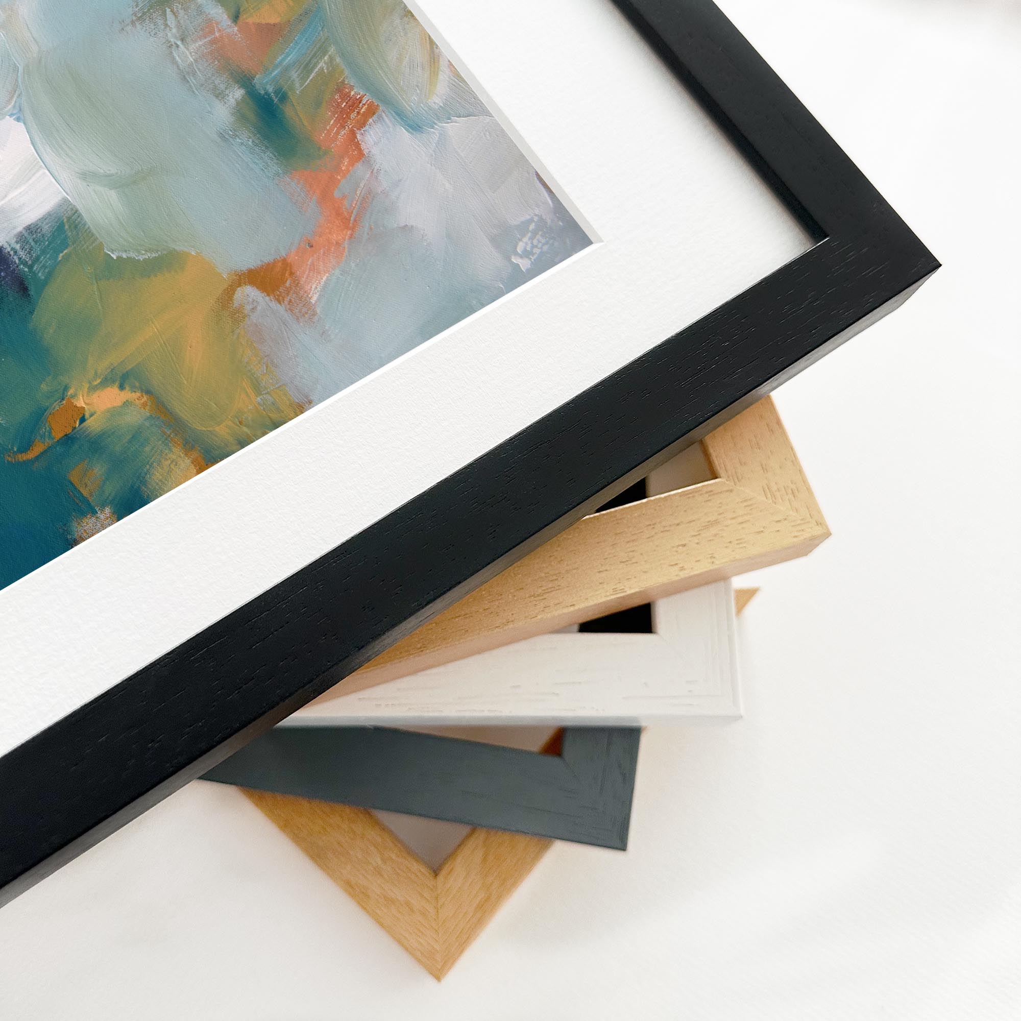 Abstract 476 Framed Art-Abstract House