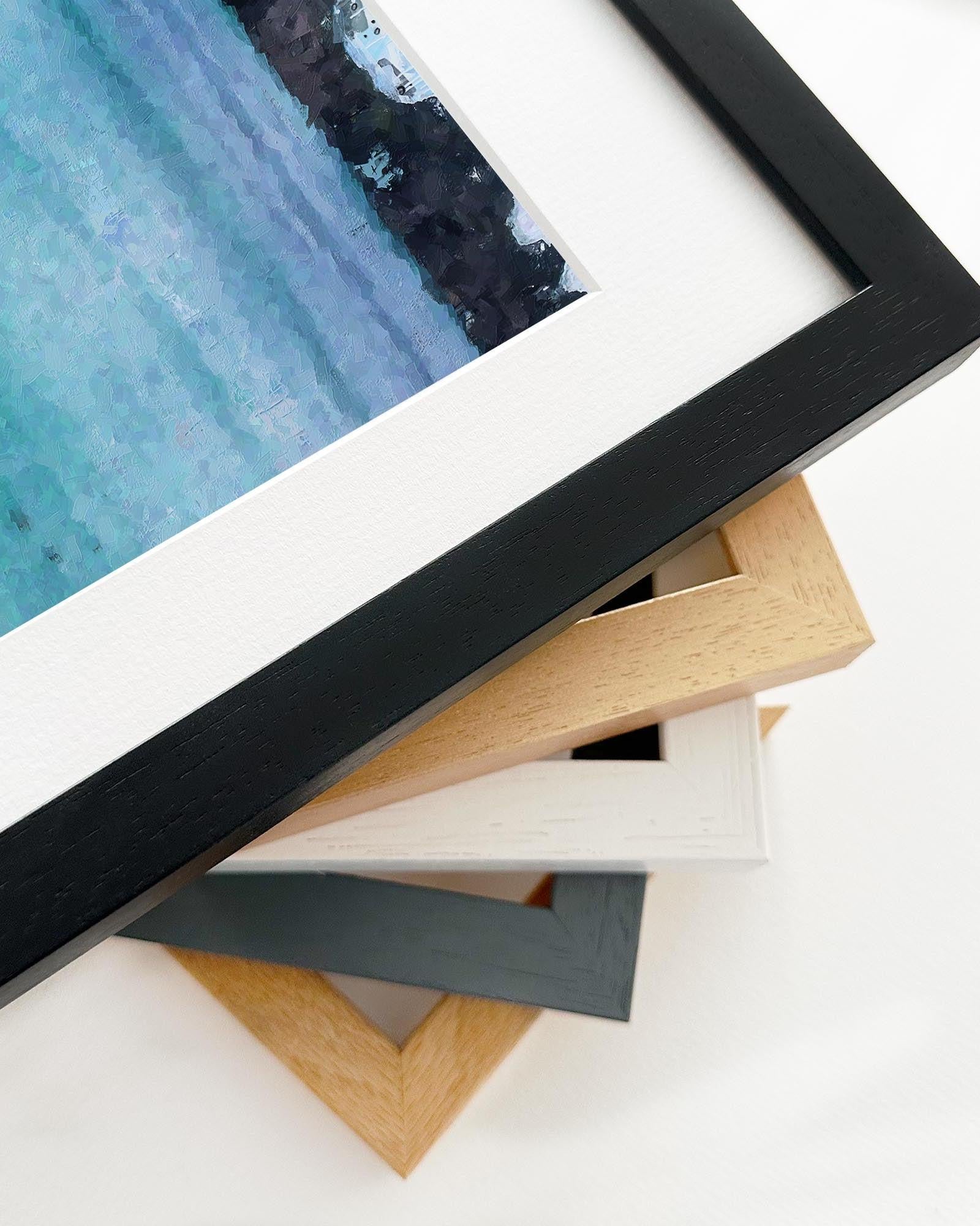 Sandy Beach Impressionist Art Print