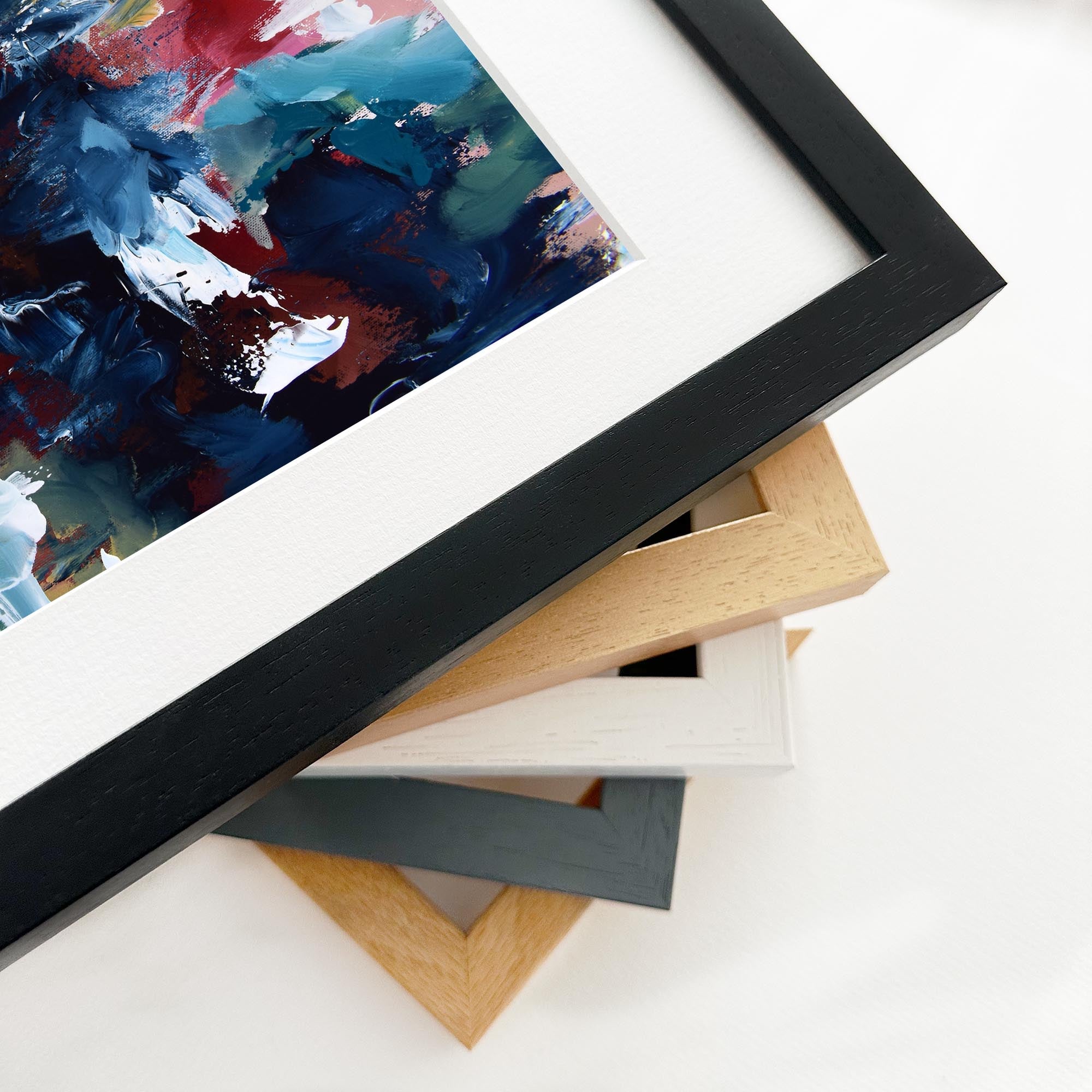 Abstract 378 Framed Art-Abstract House