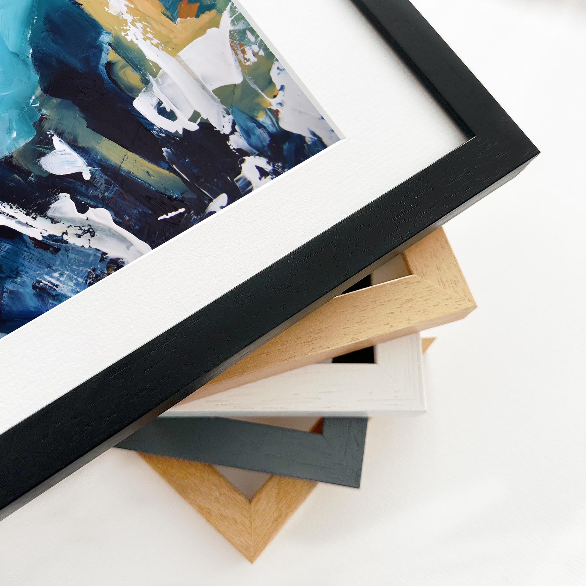 Abstract 201 Framed Art