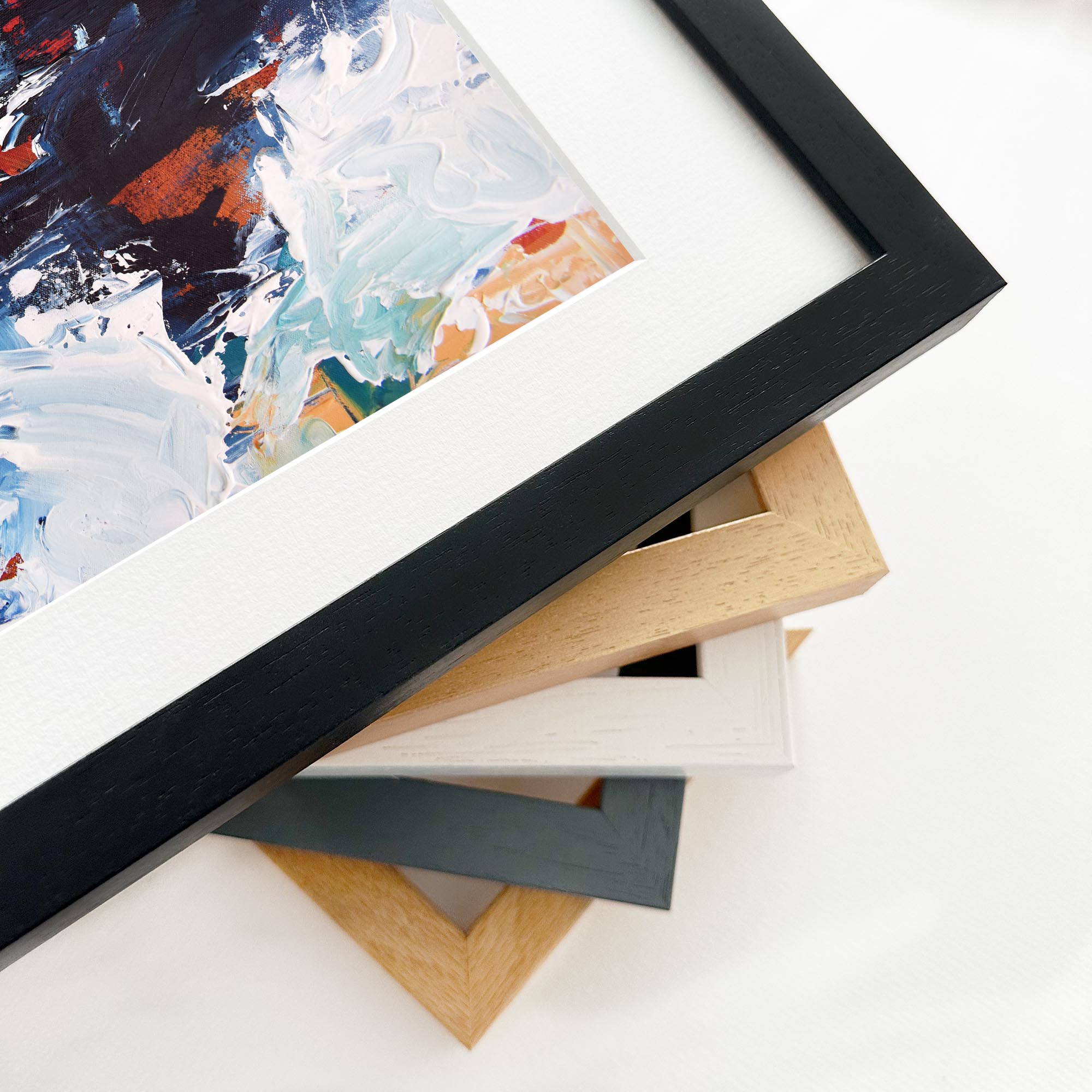 Abstract 163 Framed Art