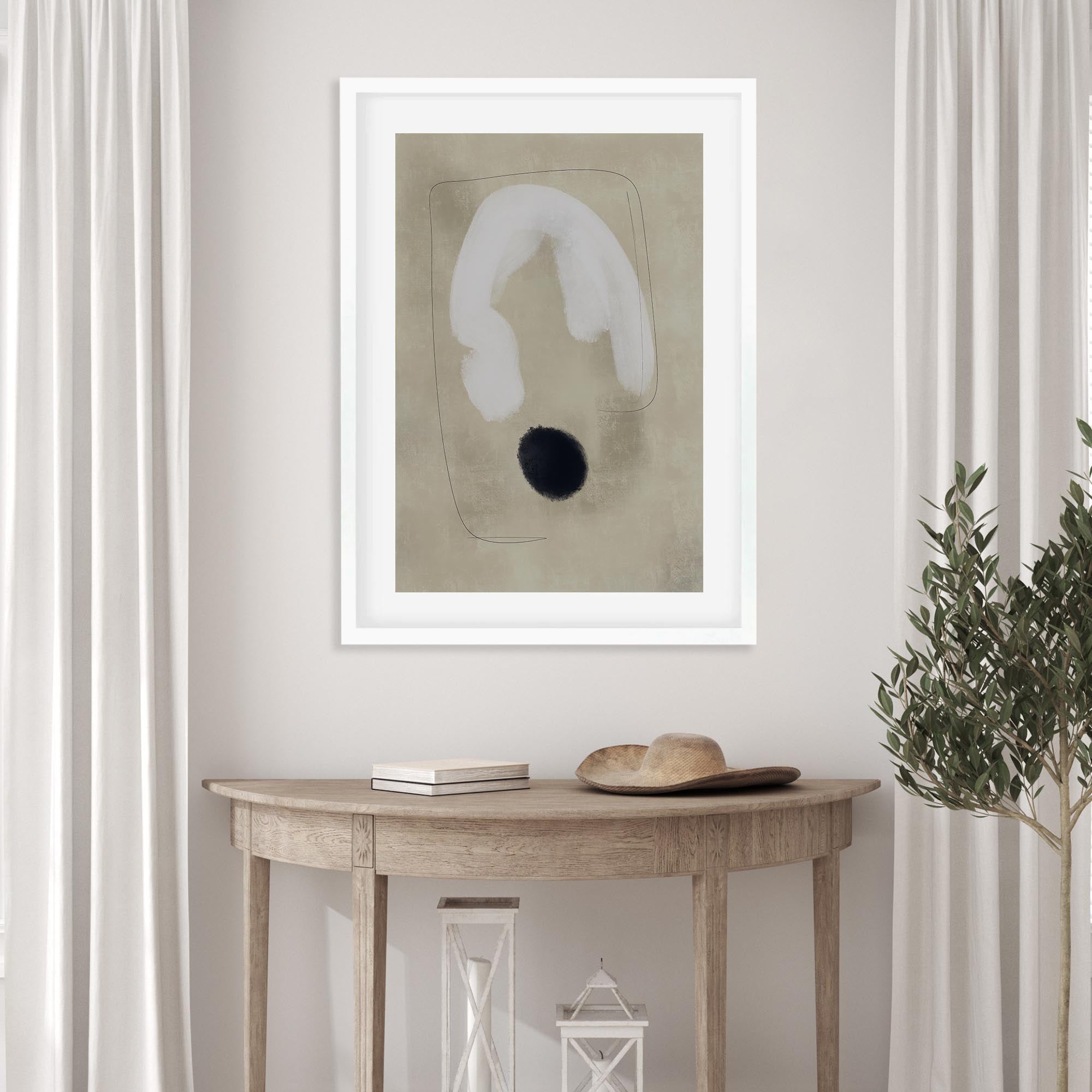 Limestone Rocks Framed Print