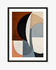 Geo Shapes and Forms Art Print