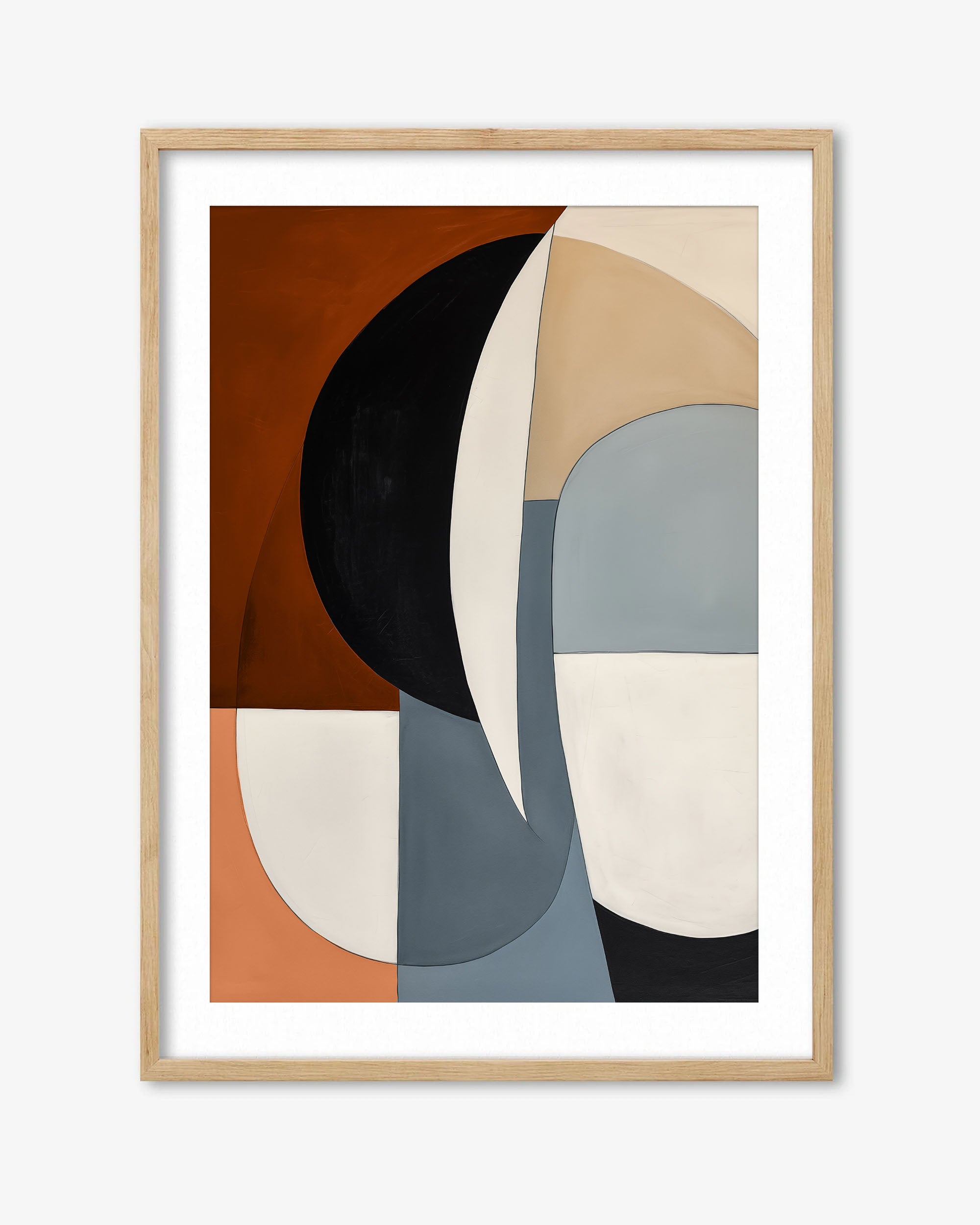 Geo Shapes and Forms Art Print