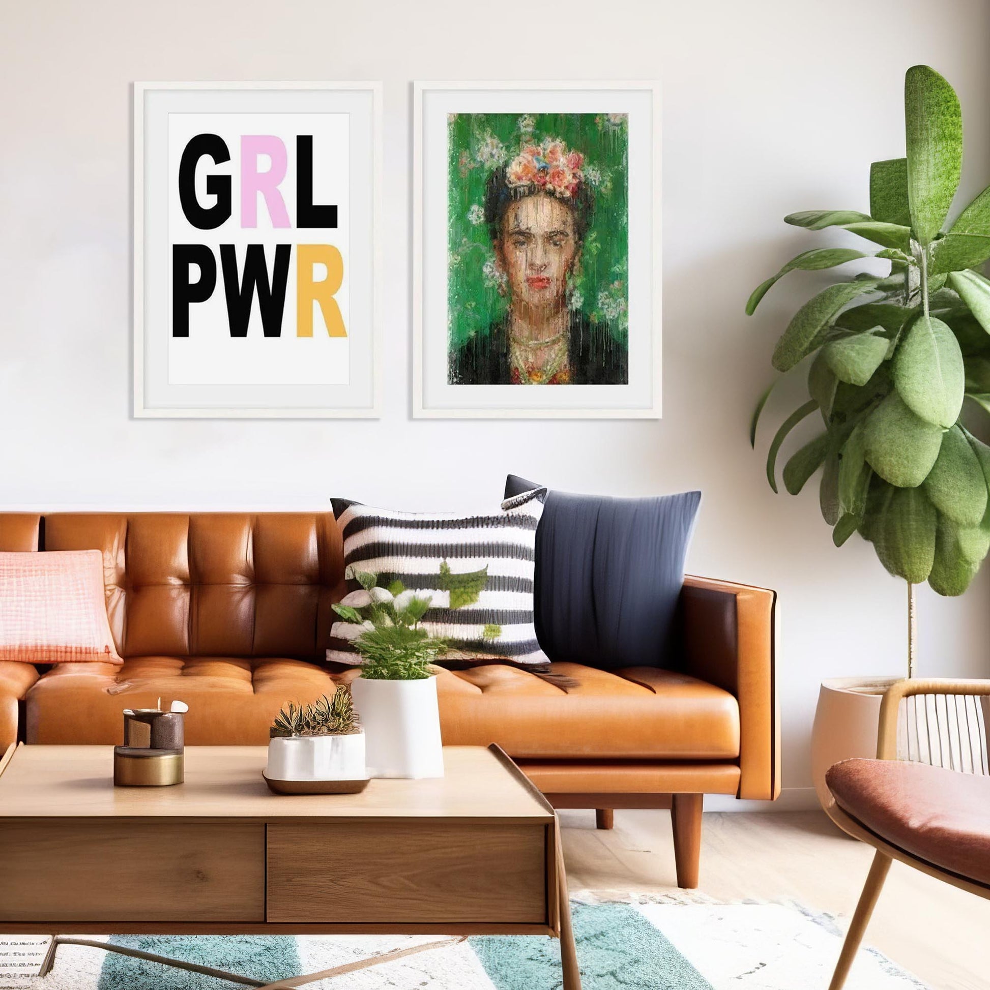 Girls Rule - Print Set Of 2-Abstract House