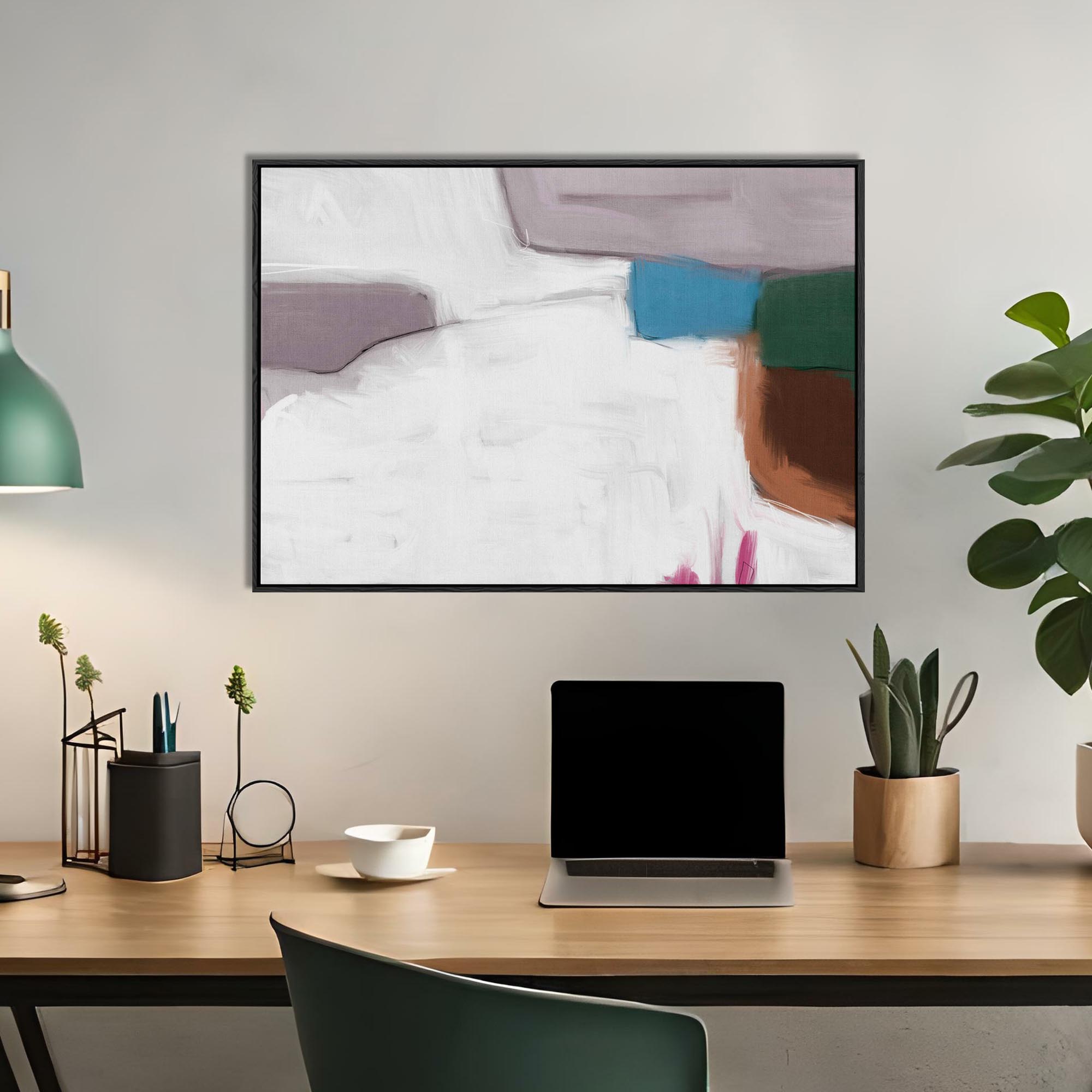 Neutral Greys and Whites Canvas Print