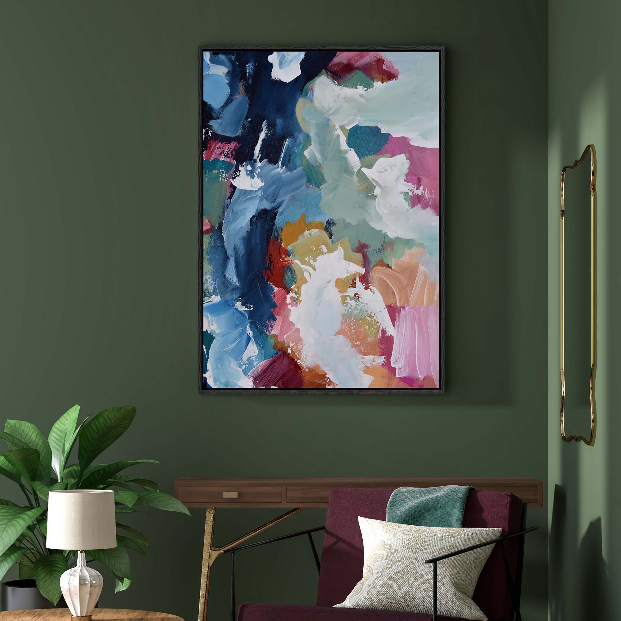 Abstract 320 Canvas Print-Abstract House