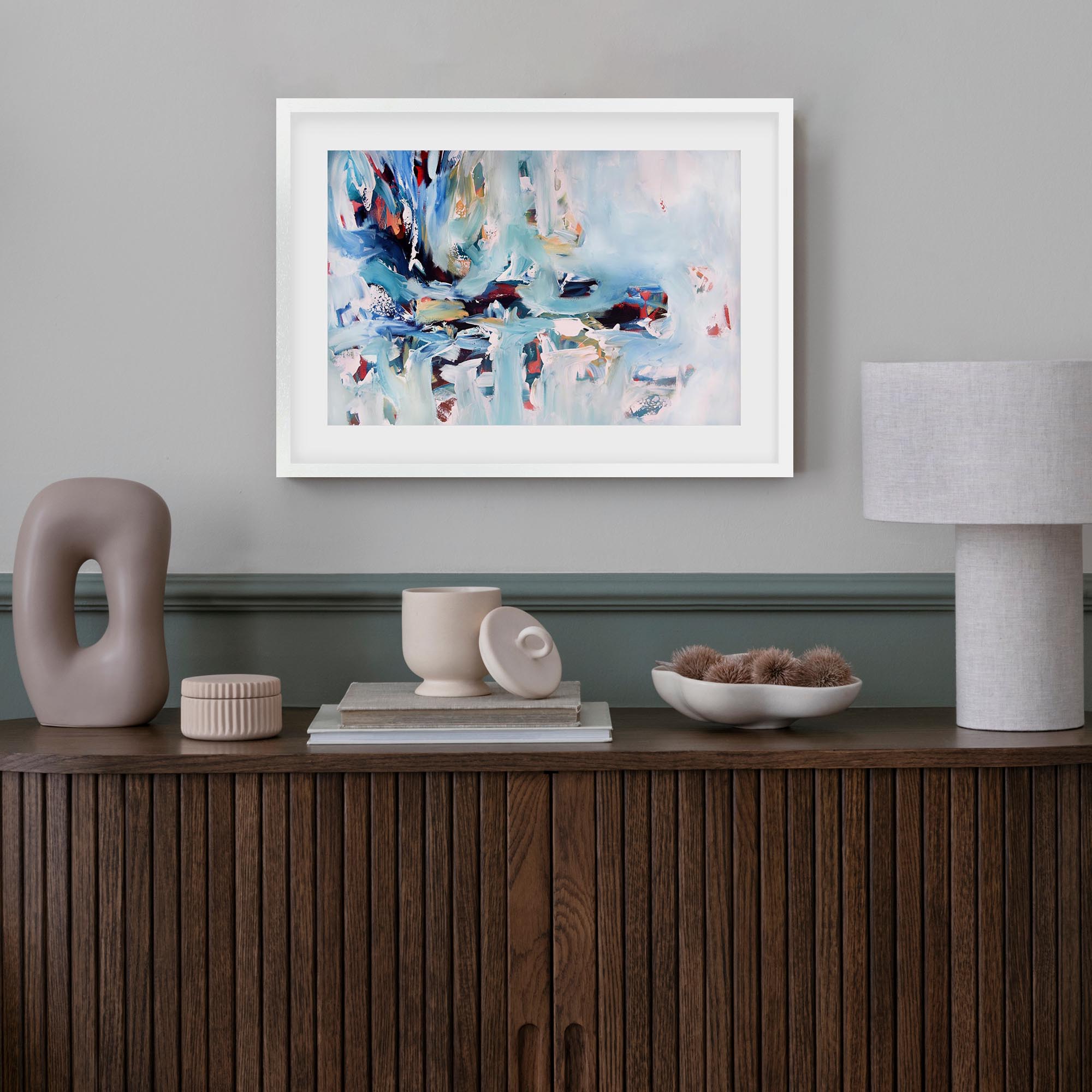 Abstract 241 Framed Art