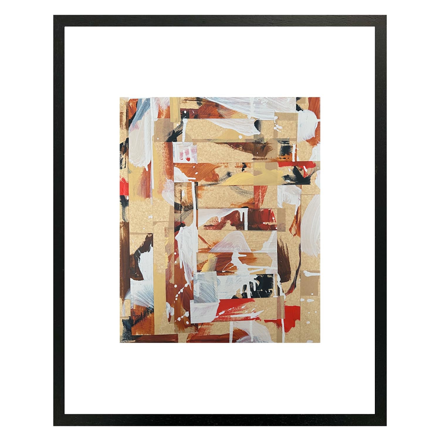 Hysterical Part 1 - Original Painting-framed-Painting-Abstract House