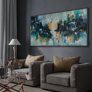 Keep At Bay - Original Painting-Abstract House