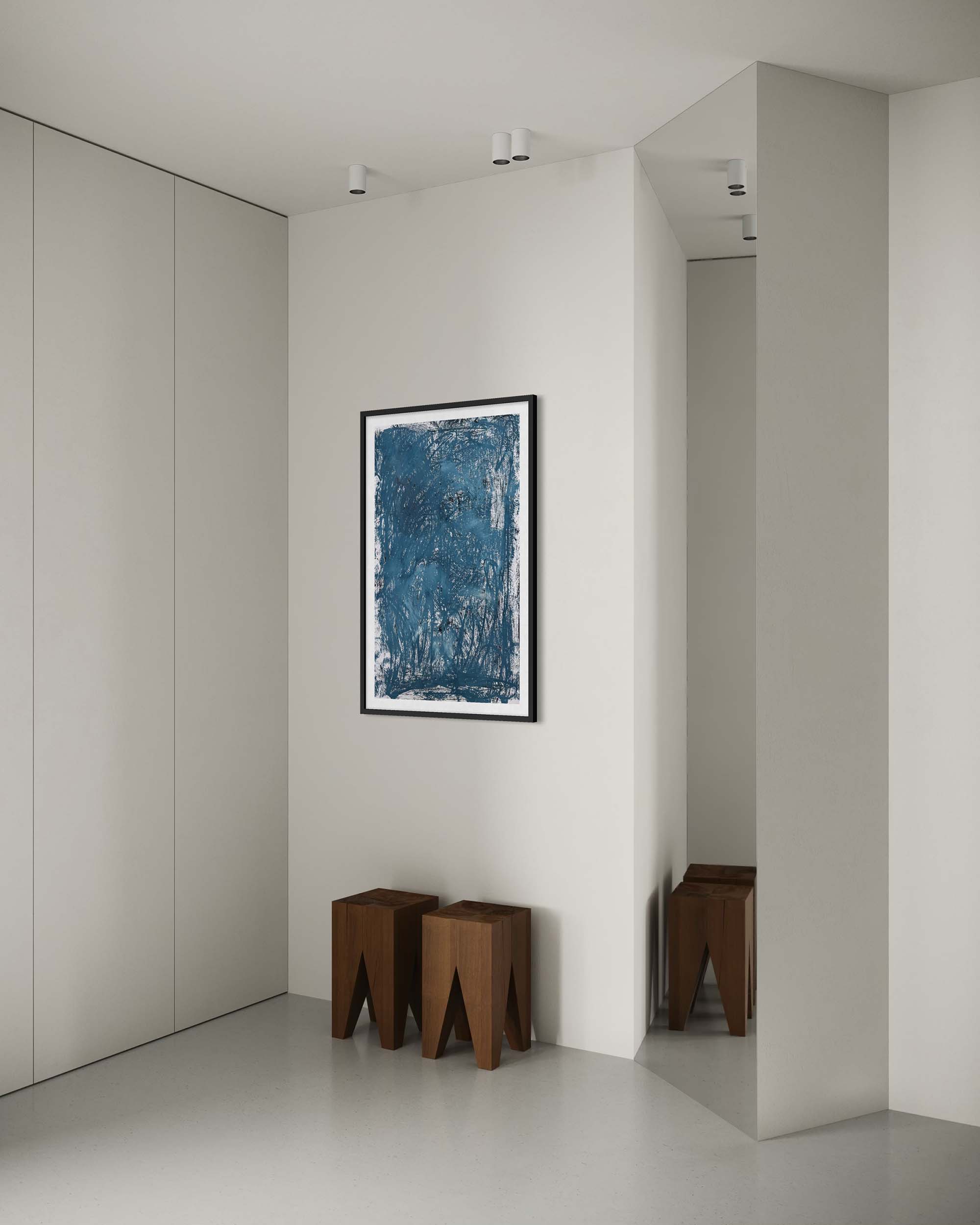 Ocean Of Thoughts | Framed Original Painting