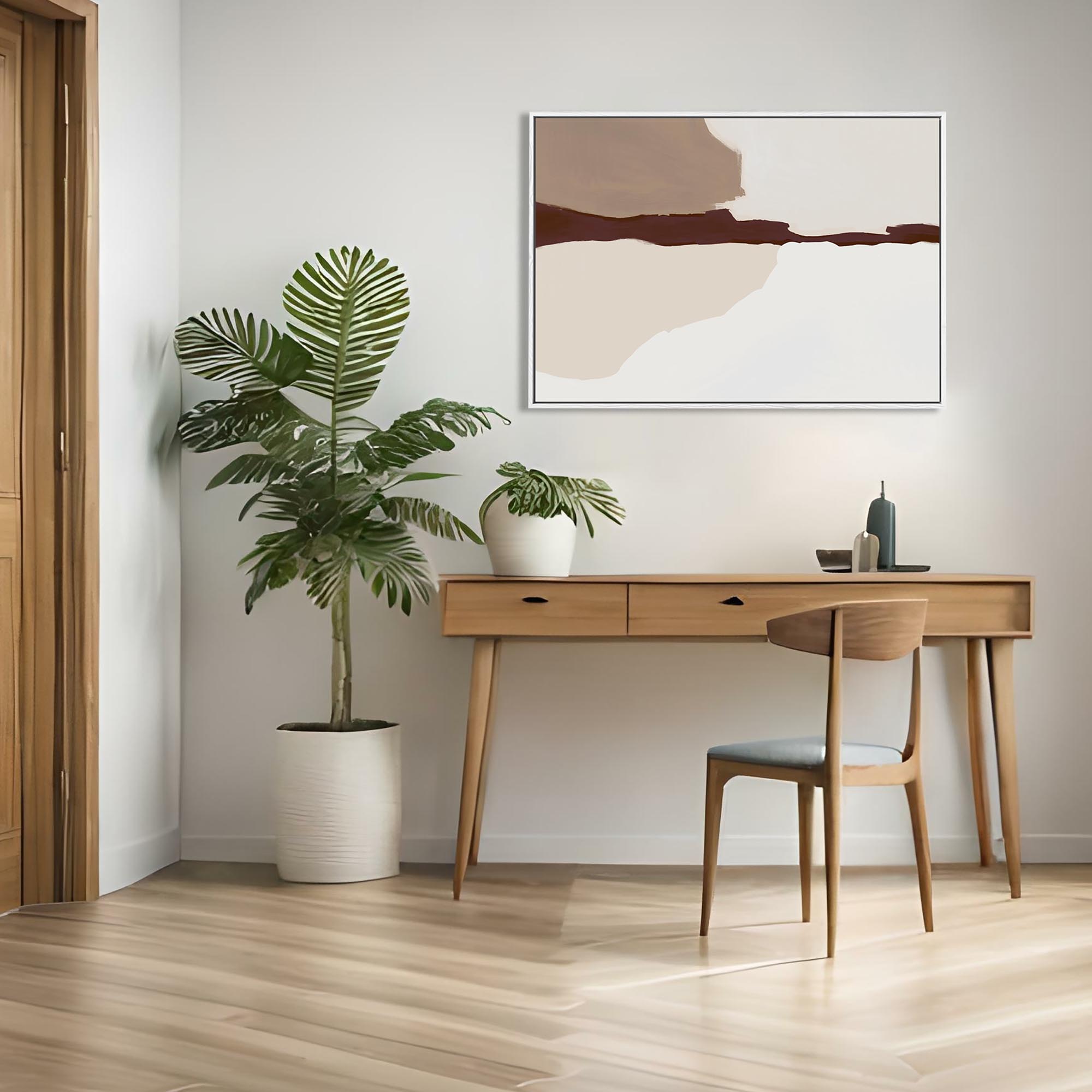 Untitled V Framed Canvas-Abstract House