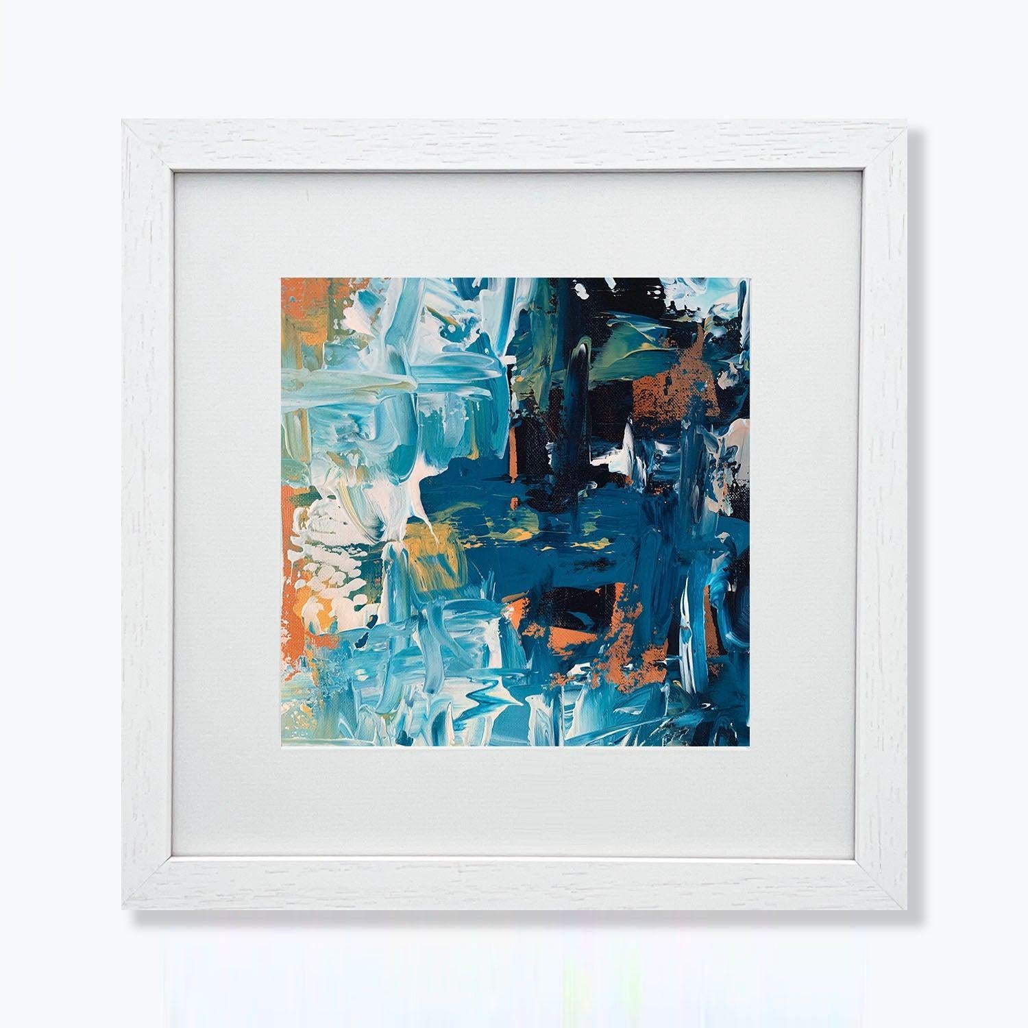 Tidal Waves Diptych Limited Edition Print-framed-Limited Edition-Abstract House