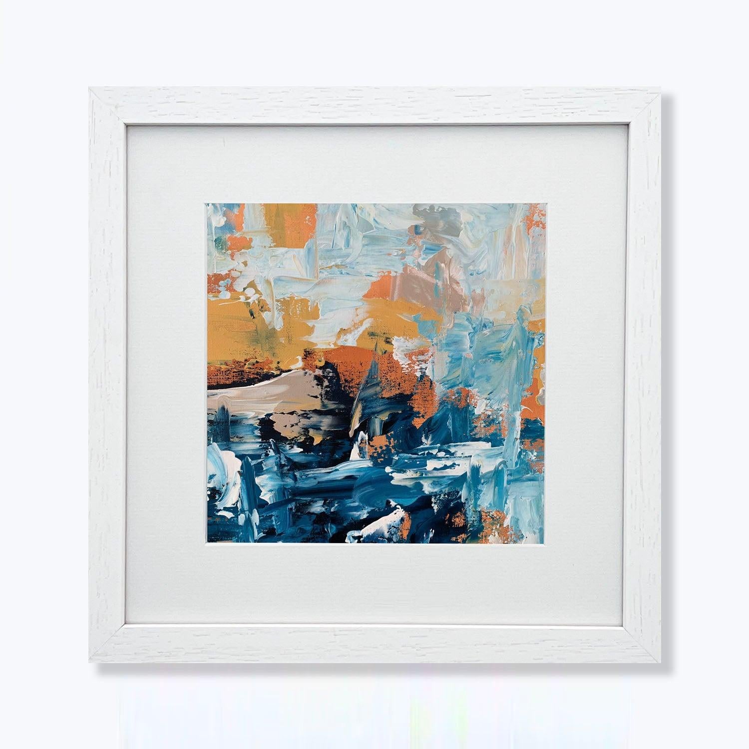 Tidal Waves Diptych Limited Edition Print-framed-Limited Edition-Abstract House