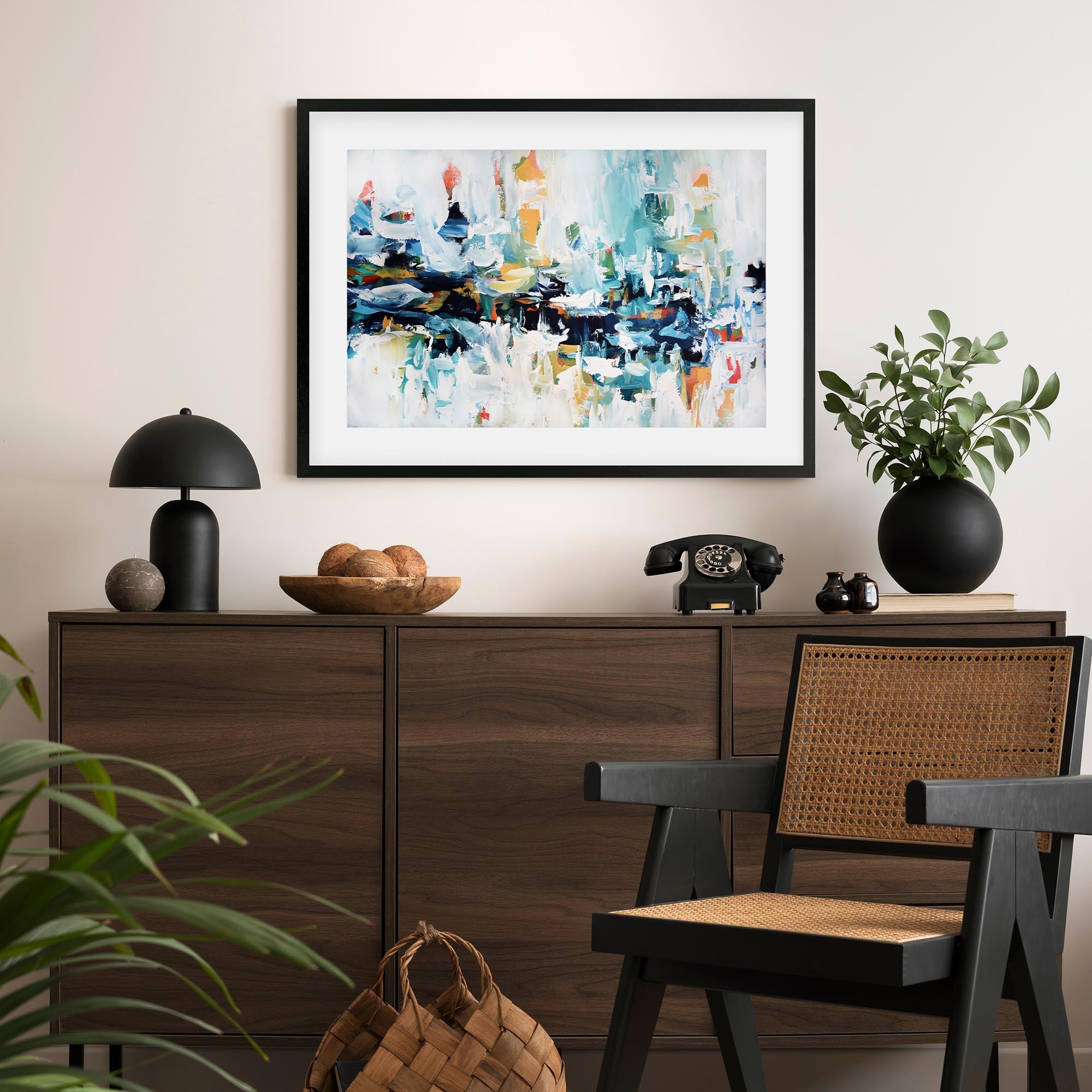 Abstract 154 Framed Art