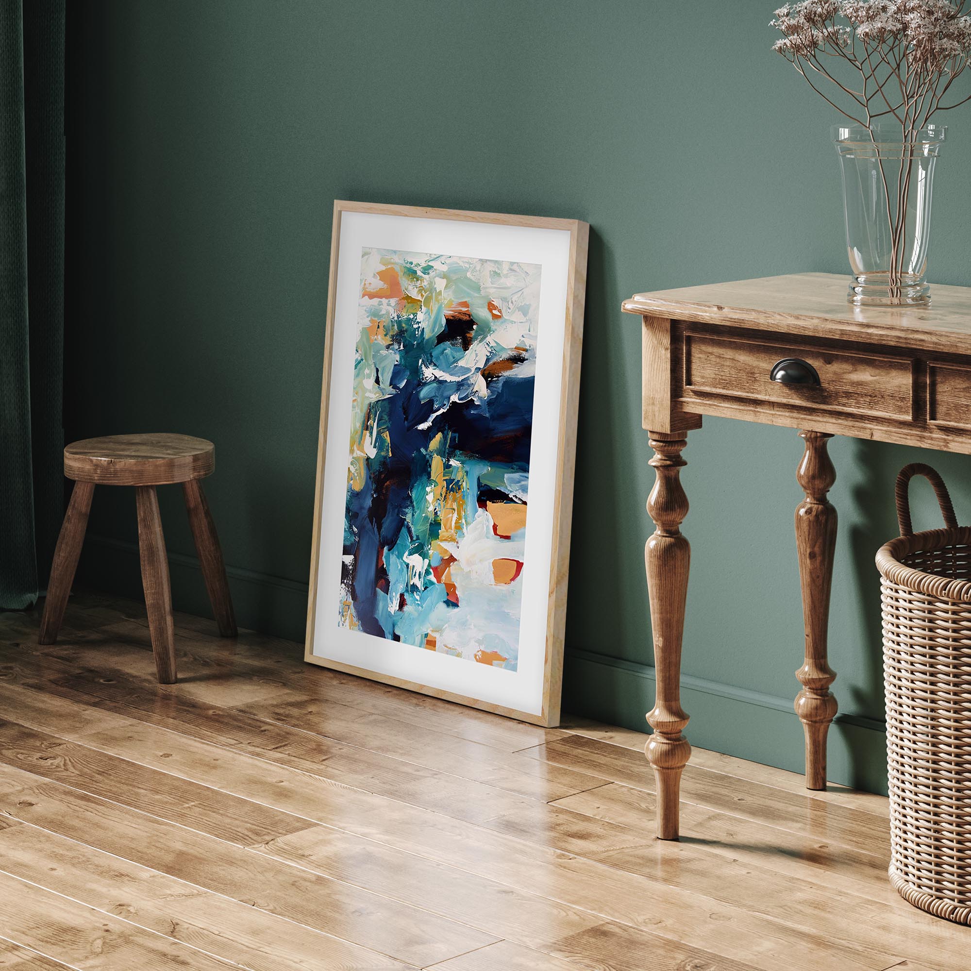 Abstract 216 Framed Art