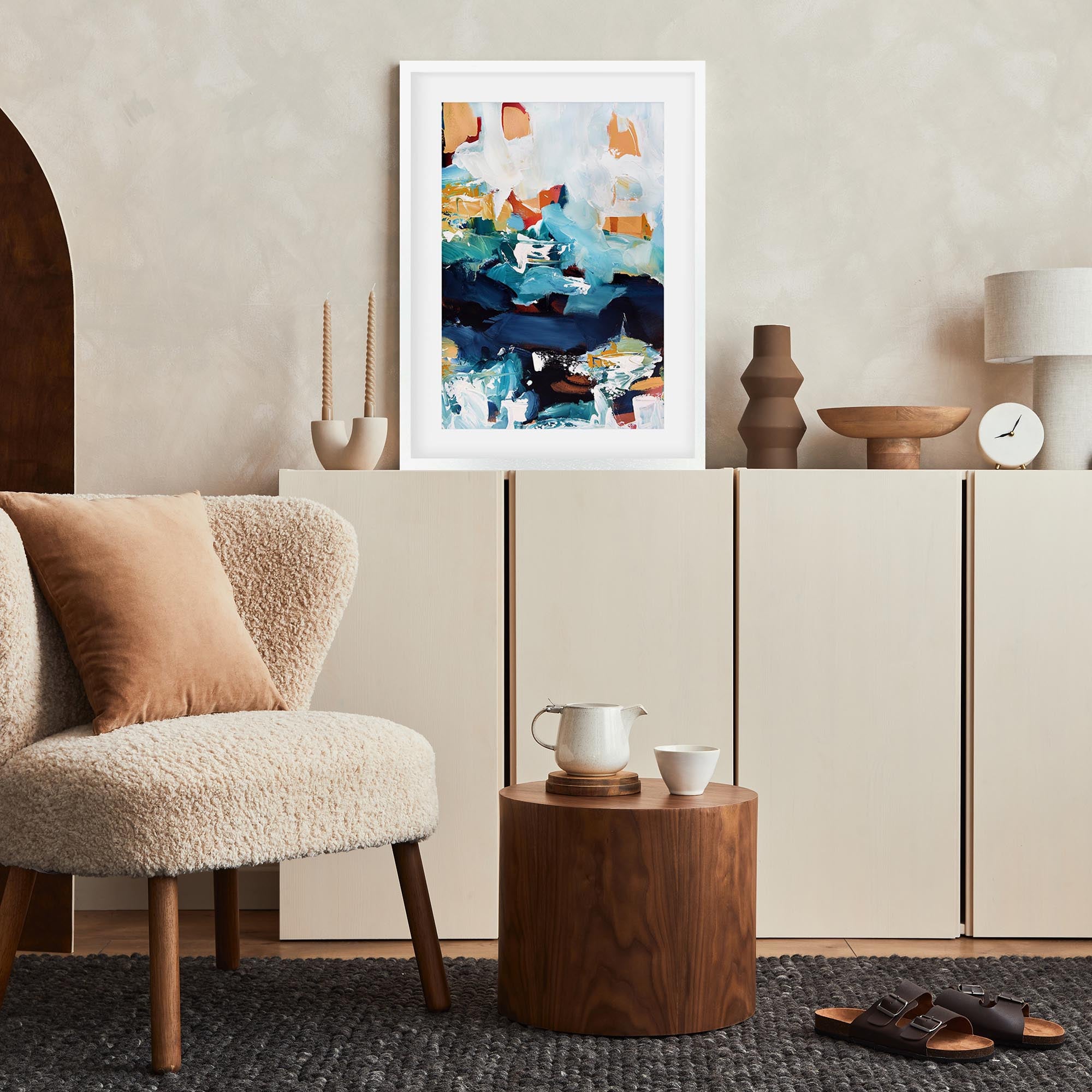 Abstract 227 Framed Art