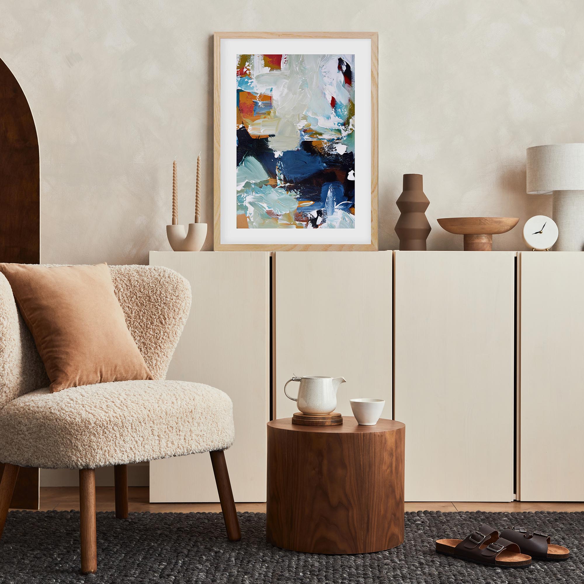 Abstract 301 Framed Art