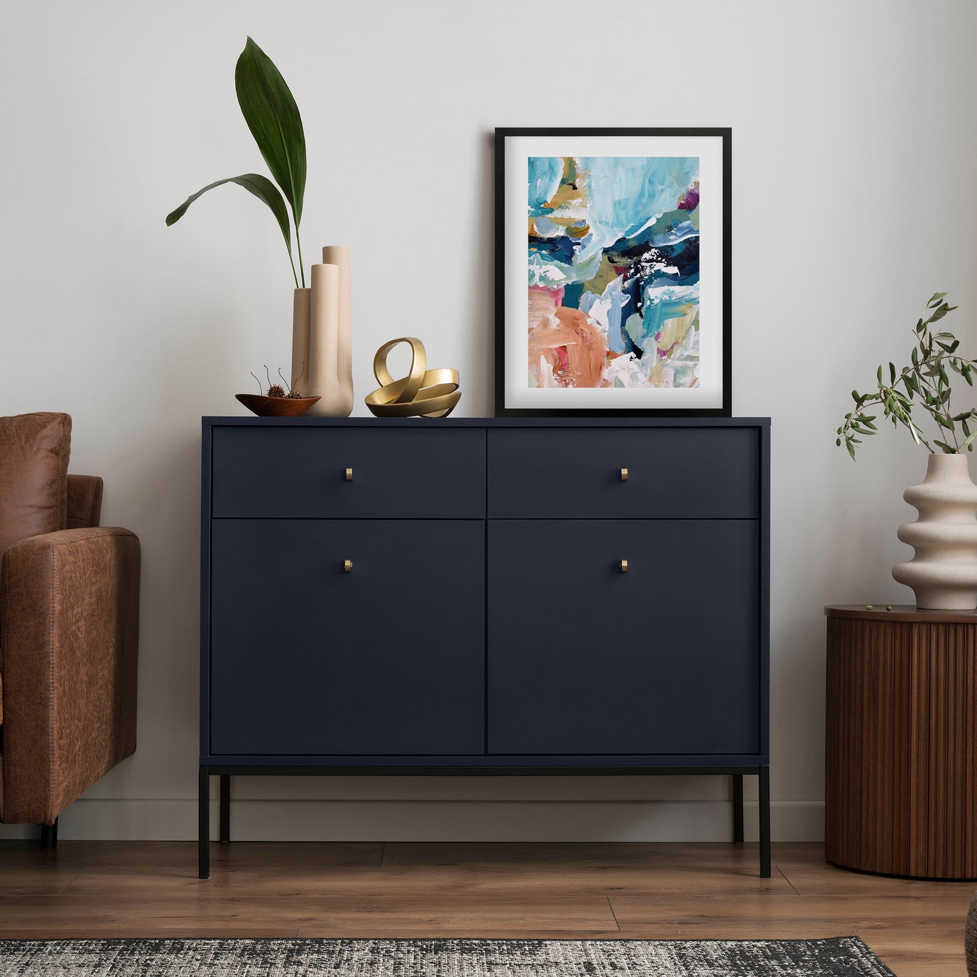 Abstract 312 Framed Art