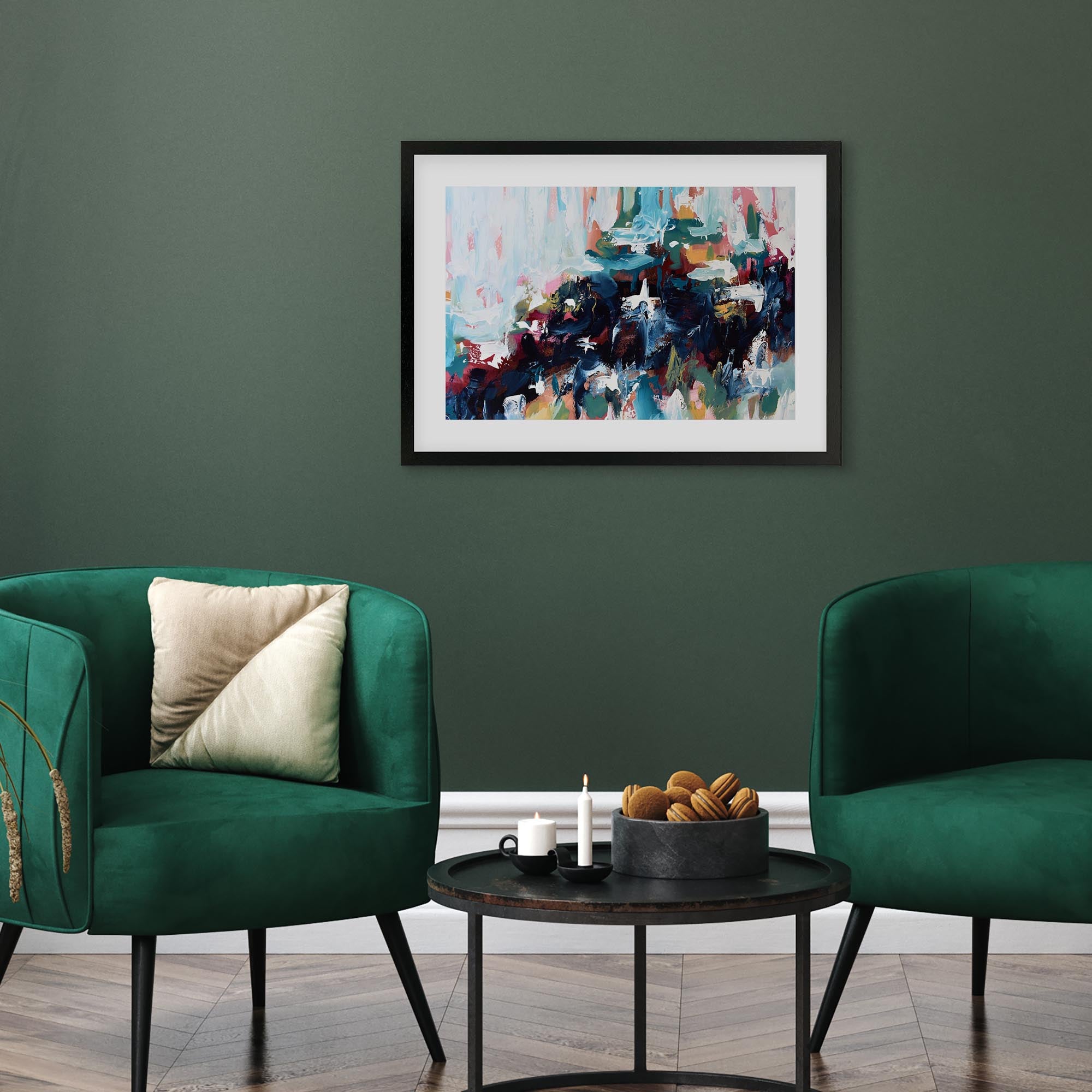 Abstract 377 Framed Art