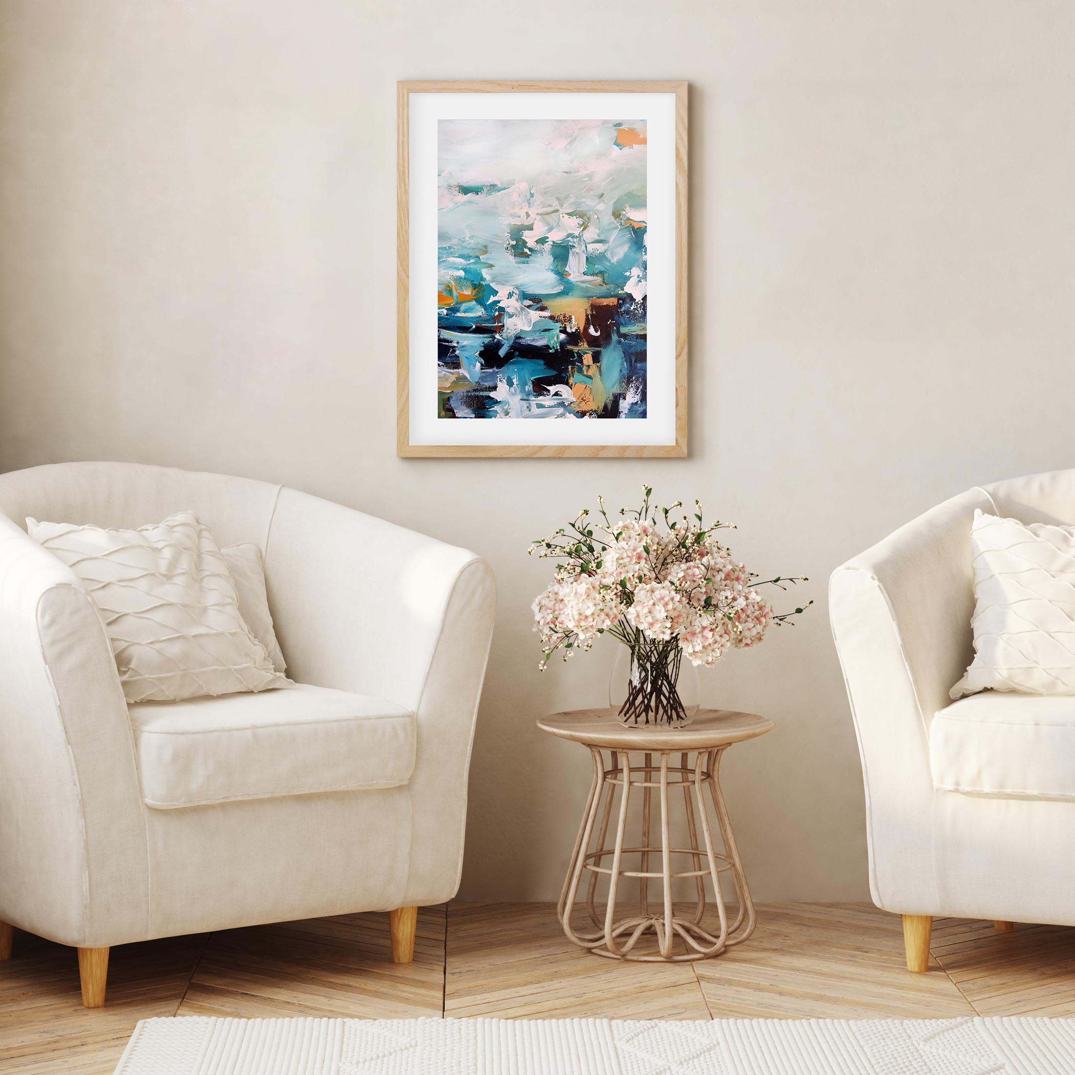 Abstract 247 Framed Art