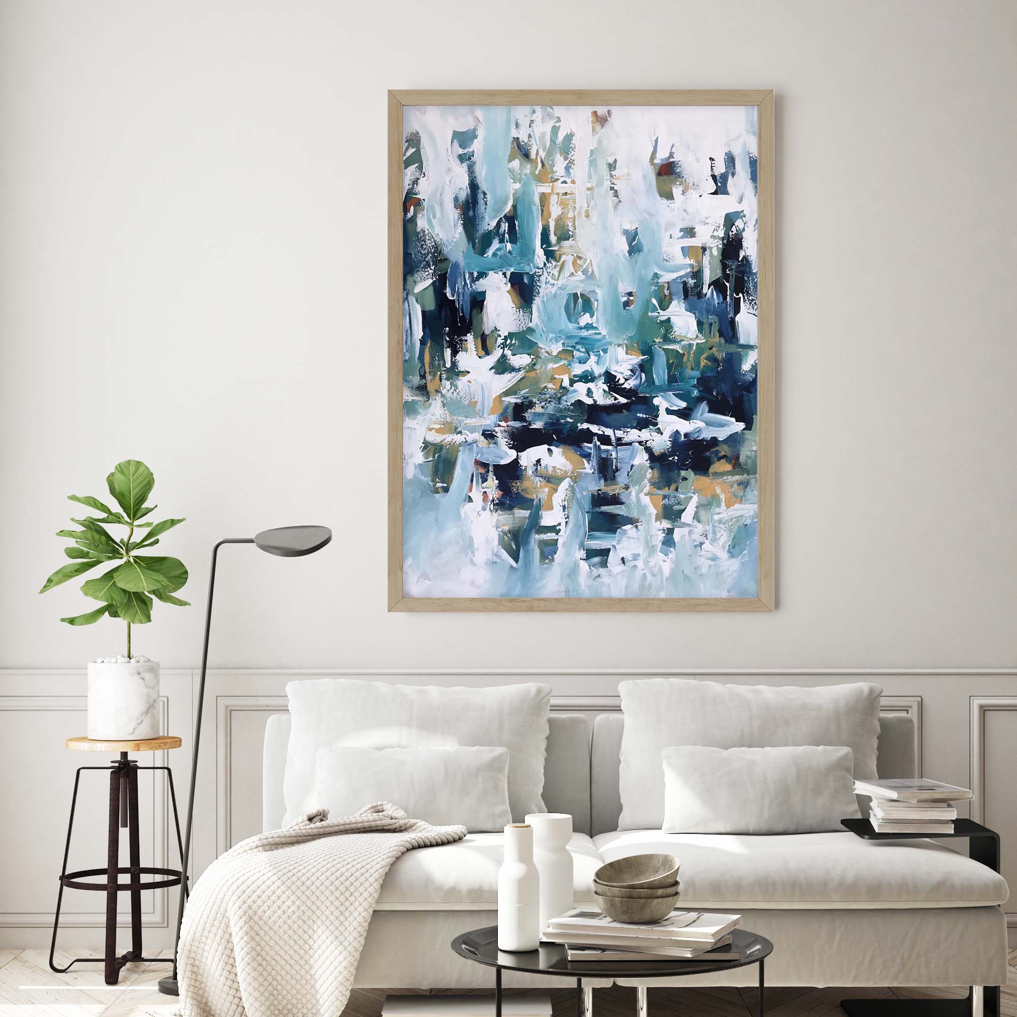 Abstract 103 Framed Art