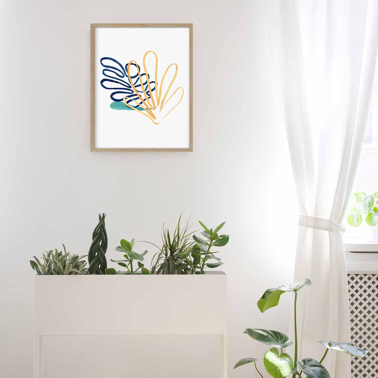 Matisse Botanical 2 Art Print-Abstract House