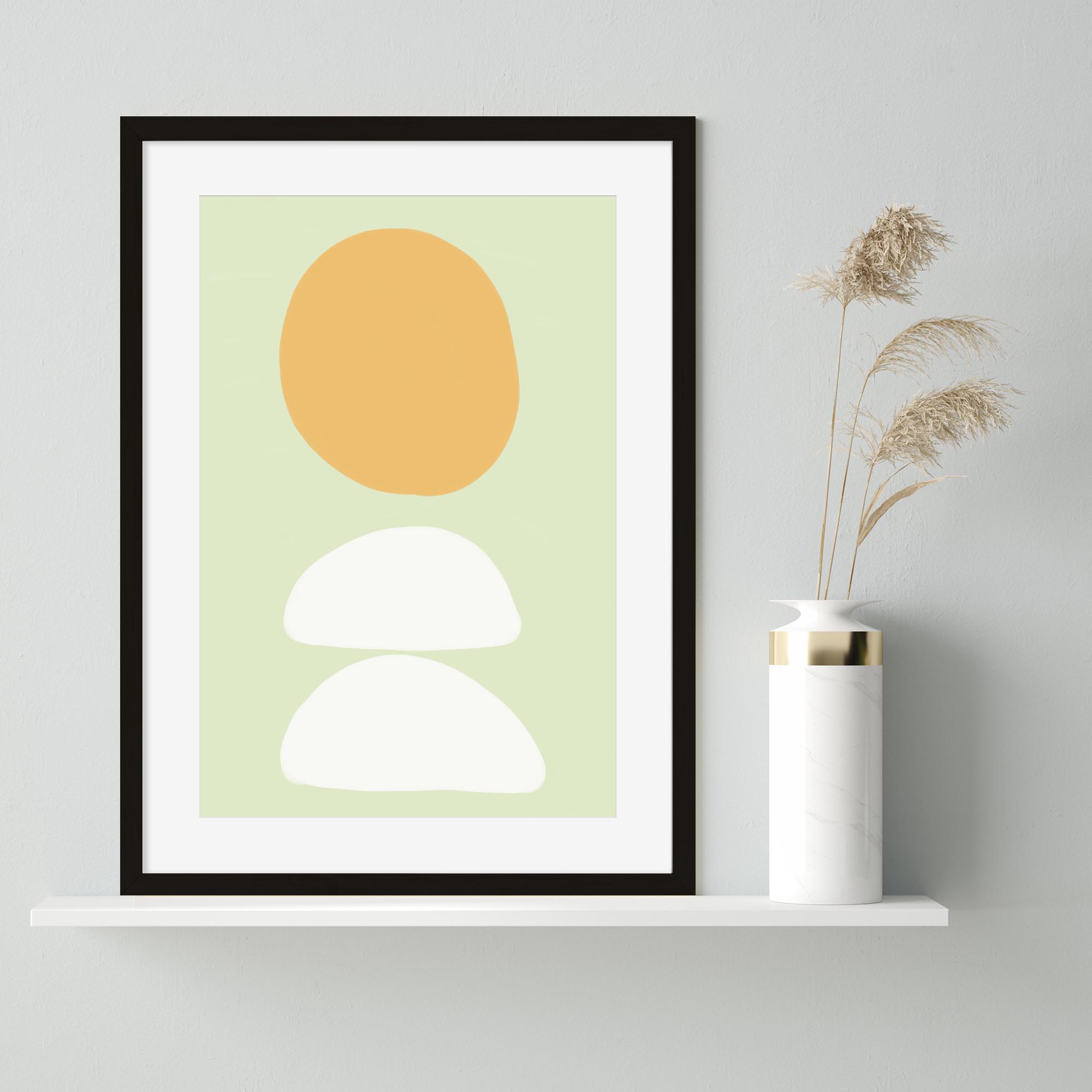 Minted Art Print-Abstract House