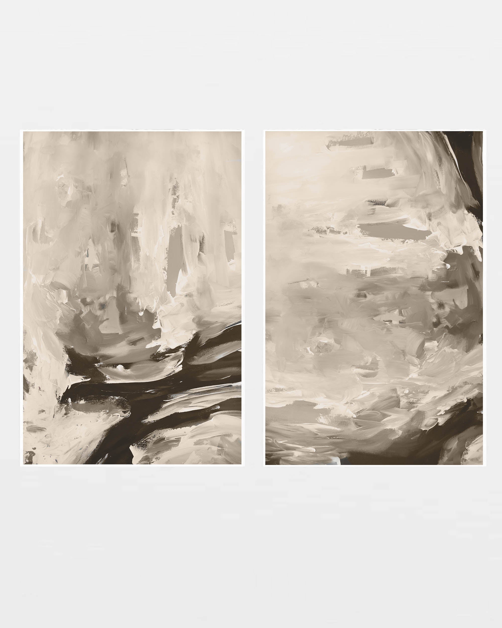 Misty Valley - Set Of 2 Prints