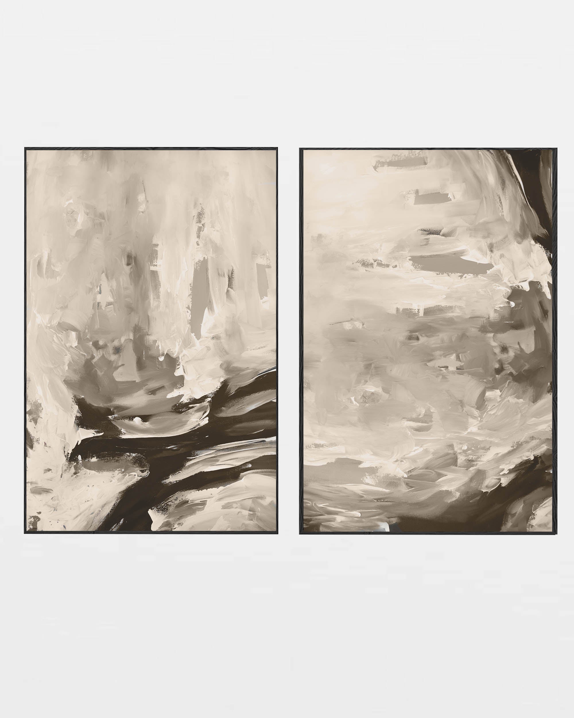 Misty Valley - Set Of 2 Prints