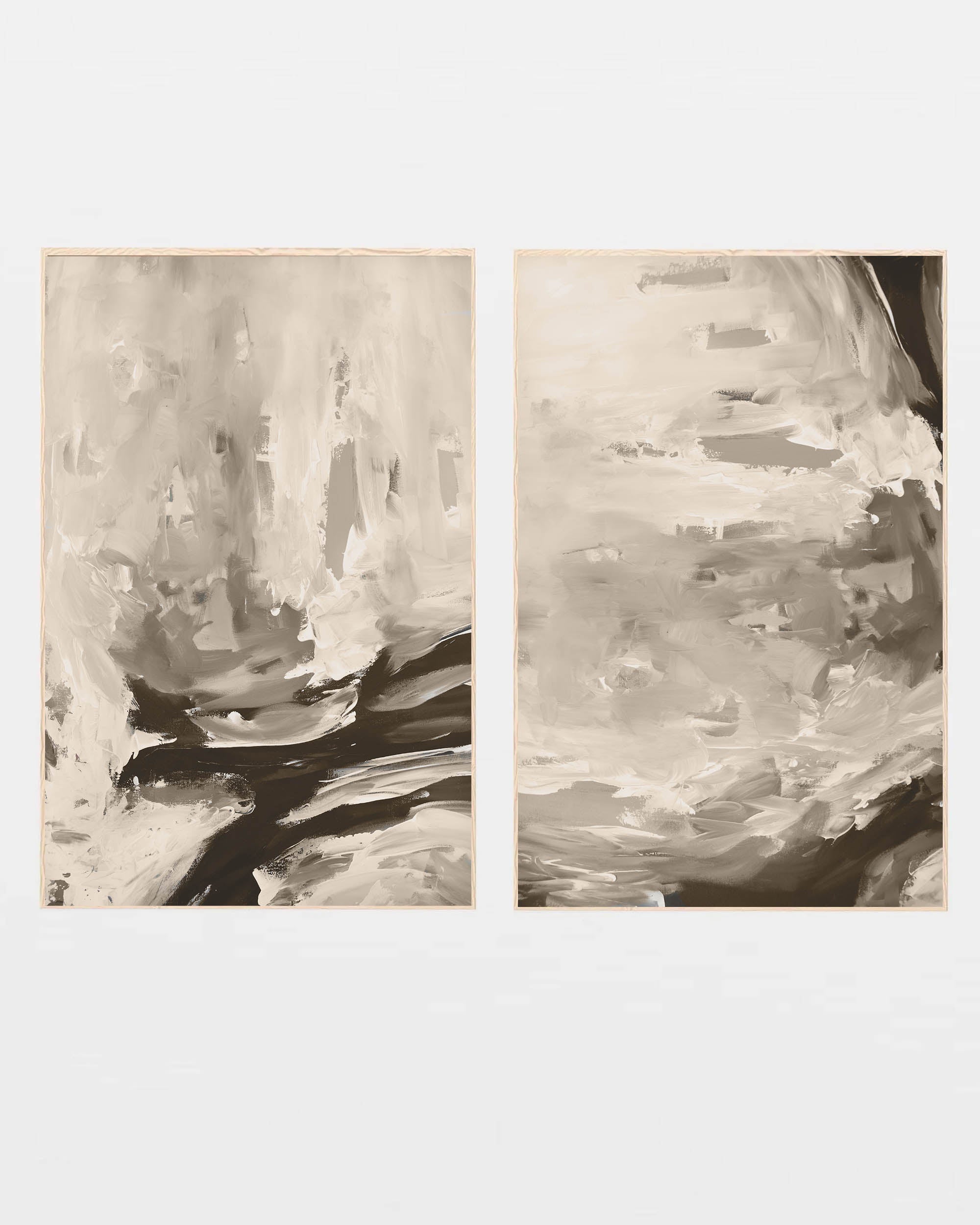 Misty Valley - Set Of 2 Prints